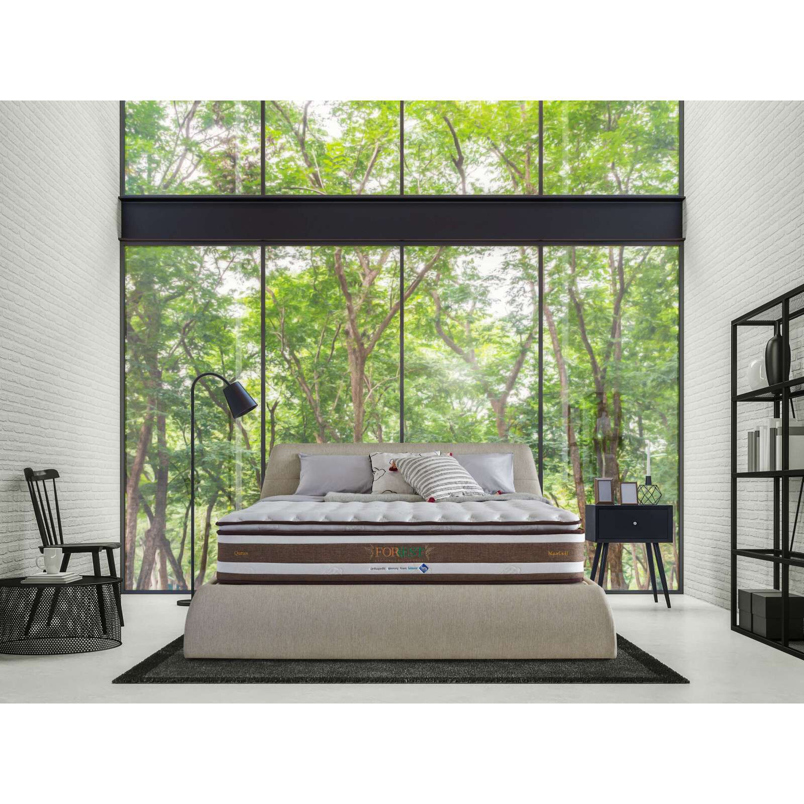 MAXCOIL King Size Mattress ORGANIC COTTON QUTUN-image null