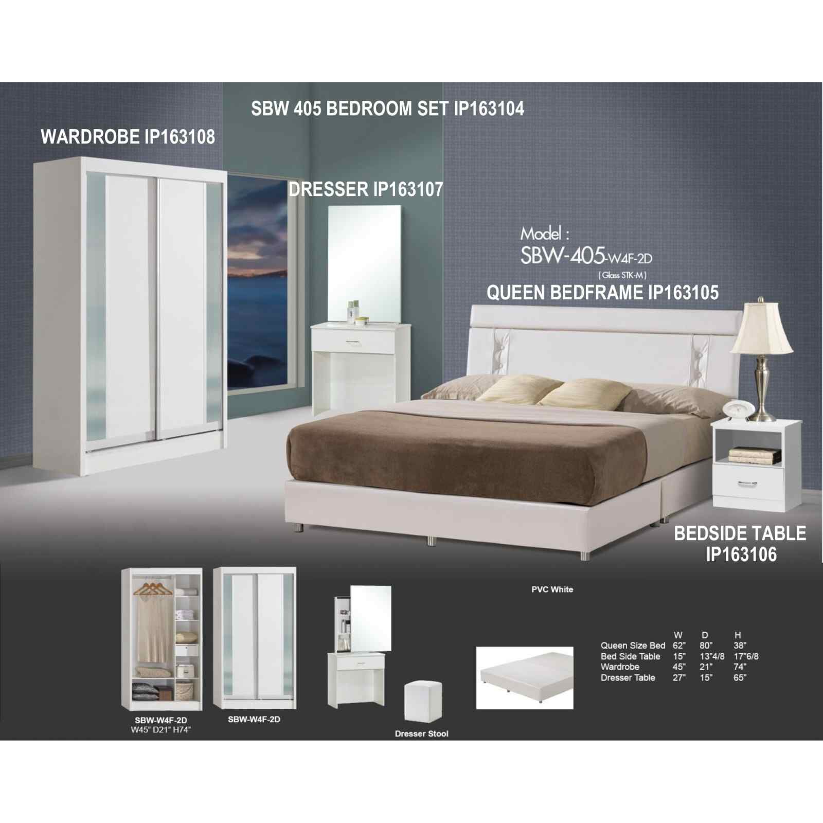 SMARTBOX Queen Size Bed Frame SBW 405-image 2