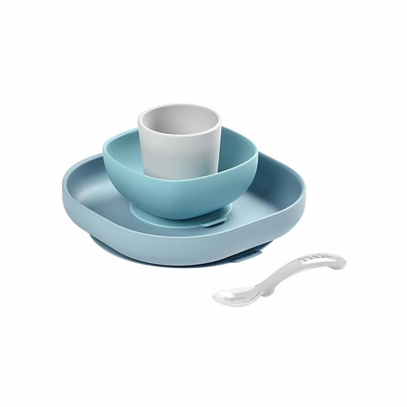 BEABA Suction Meal Set - Jungle (online) SILICONE-image 1