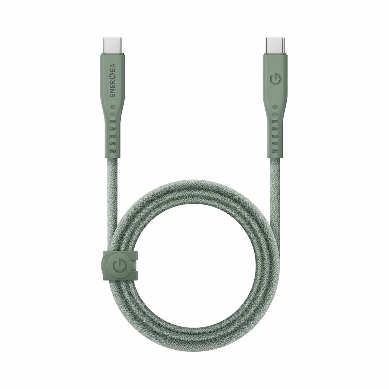 ENERGEA Flow C-c Cable 480mbps, 240w With Mct 1.5m -green CBL-FLCC-GRN150M-image 1