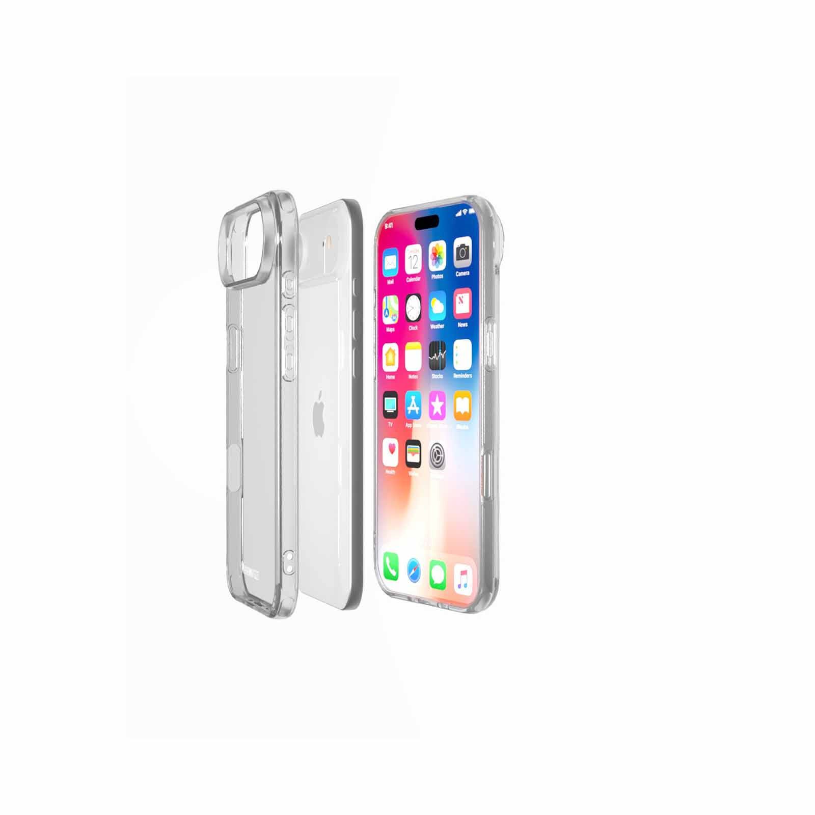 N.BRANDZ Clairo Anti-yellow Protective Case For Iphone 17 Air N-CLAIRO-IP17A-image 4