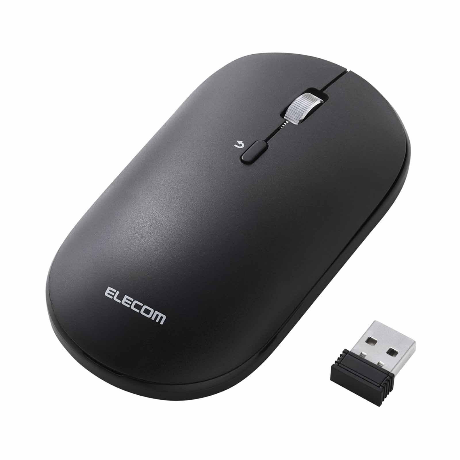 ELECOM Dual Mode Wireless Chargeable Silent Mouse Black M-TM25MBMSABK-image 2