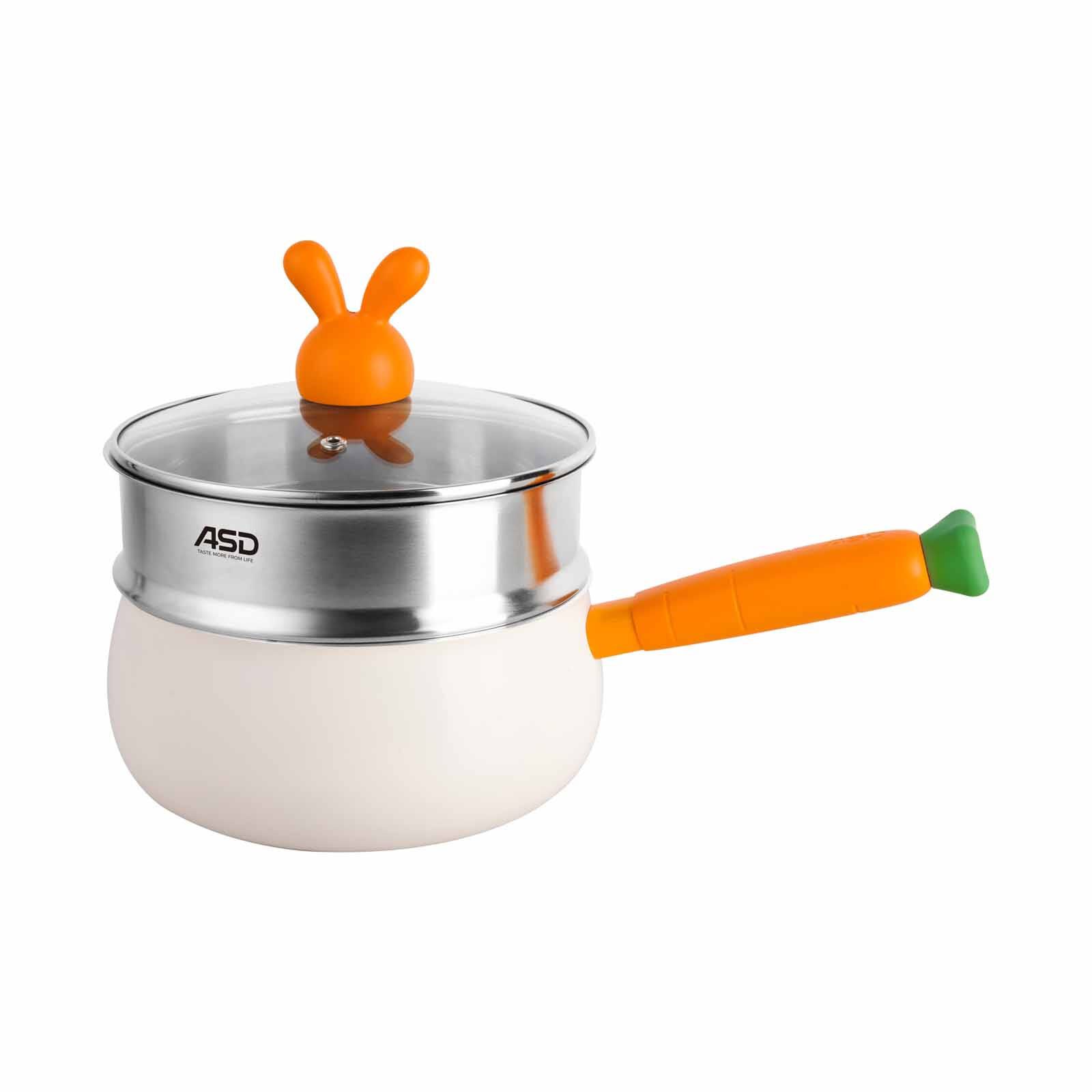 ASD Bunny Collection 18cm Saucepan With Stainless Steel Steamer HP-BUN318SA-SS