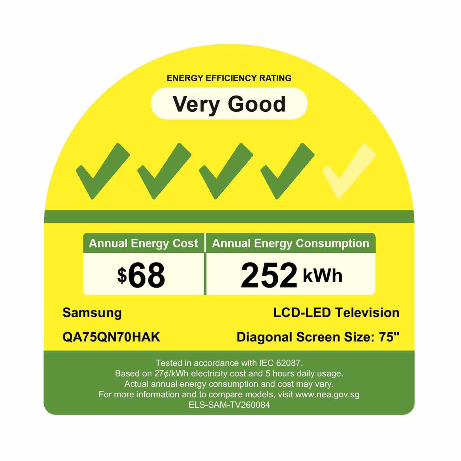 SAMSUNG 75 In 4k Mini Led Tv QA75QN70HAKXXS-image 3