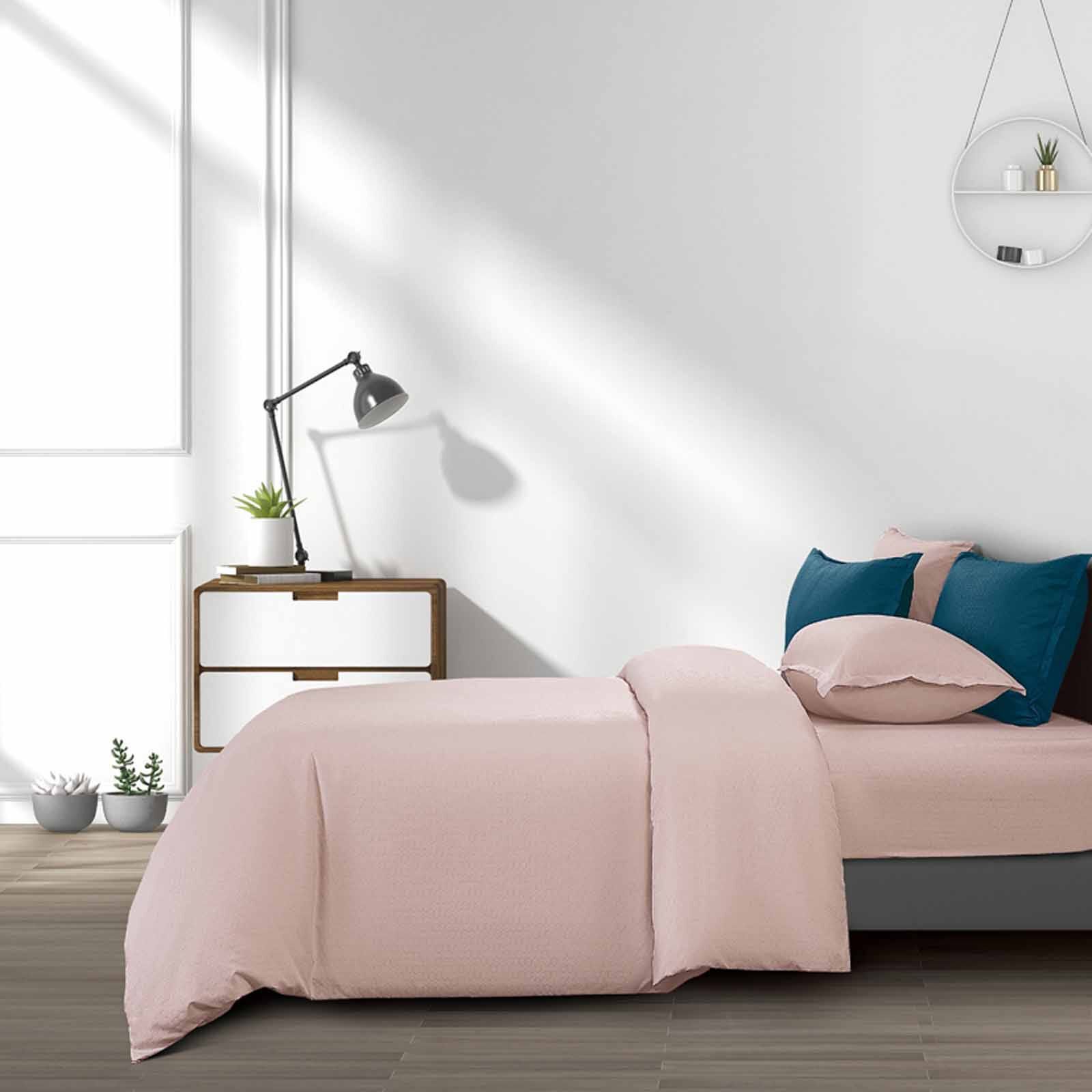 EPITEX Fitted Bed Set - Dobby (online Only) Lt Earth - Queen SILKYSOFT-image 3