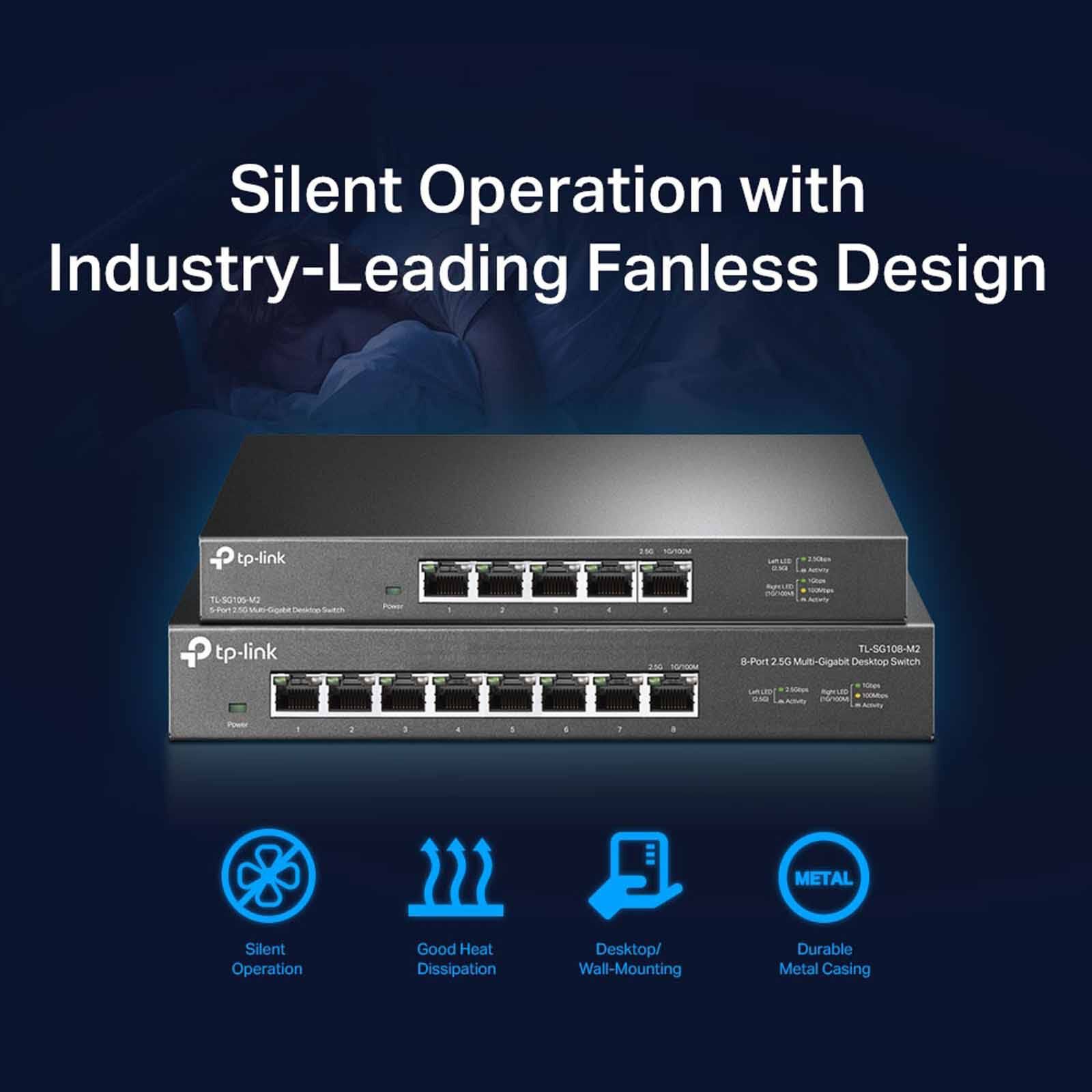 TP LINK 8-port 2.5g Desktop Switch TL-SG108-M2-image 8