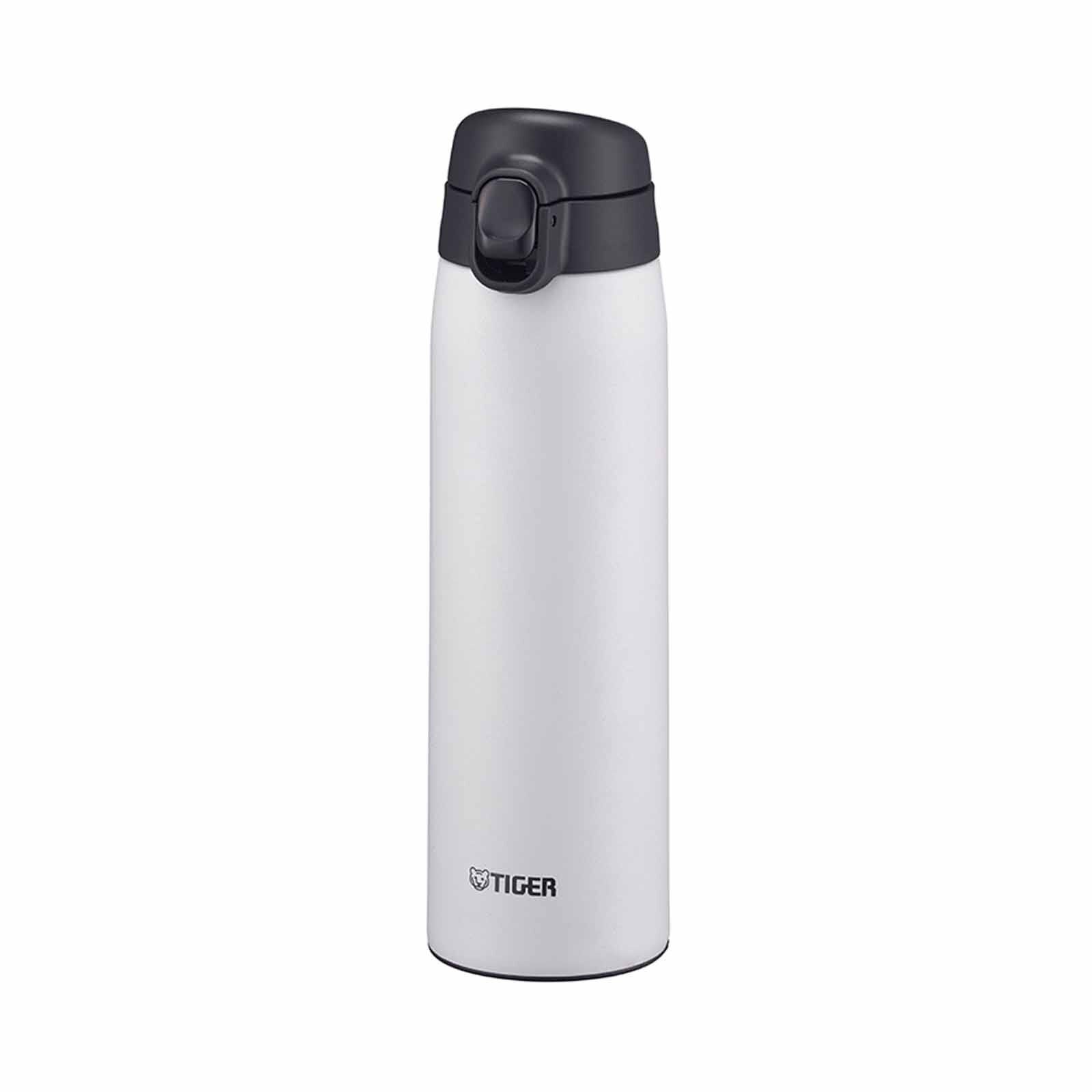 TIGER 0.5lt Push-button Lid Stainless Steel Bottle (snow White) MCT-K050 (WT)-image 1
