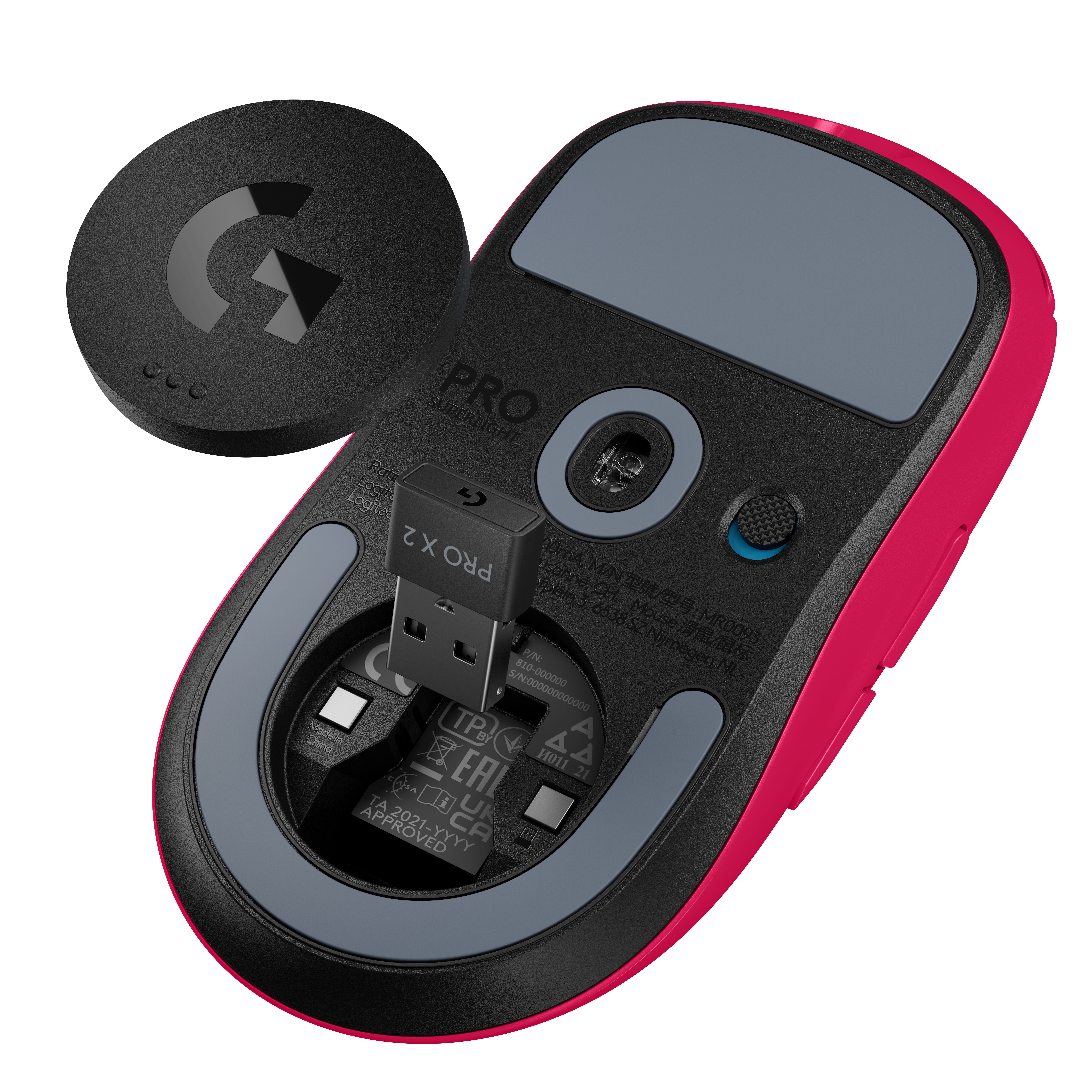 LOGITECH G Pro X Superlight 2 Gaming Mouse Magenta 910-006799-image 6
