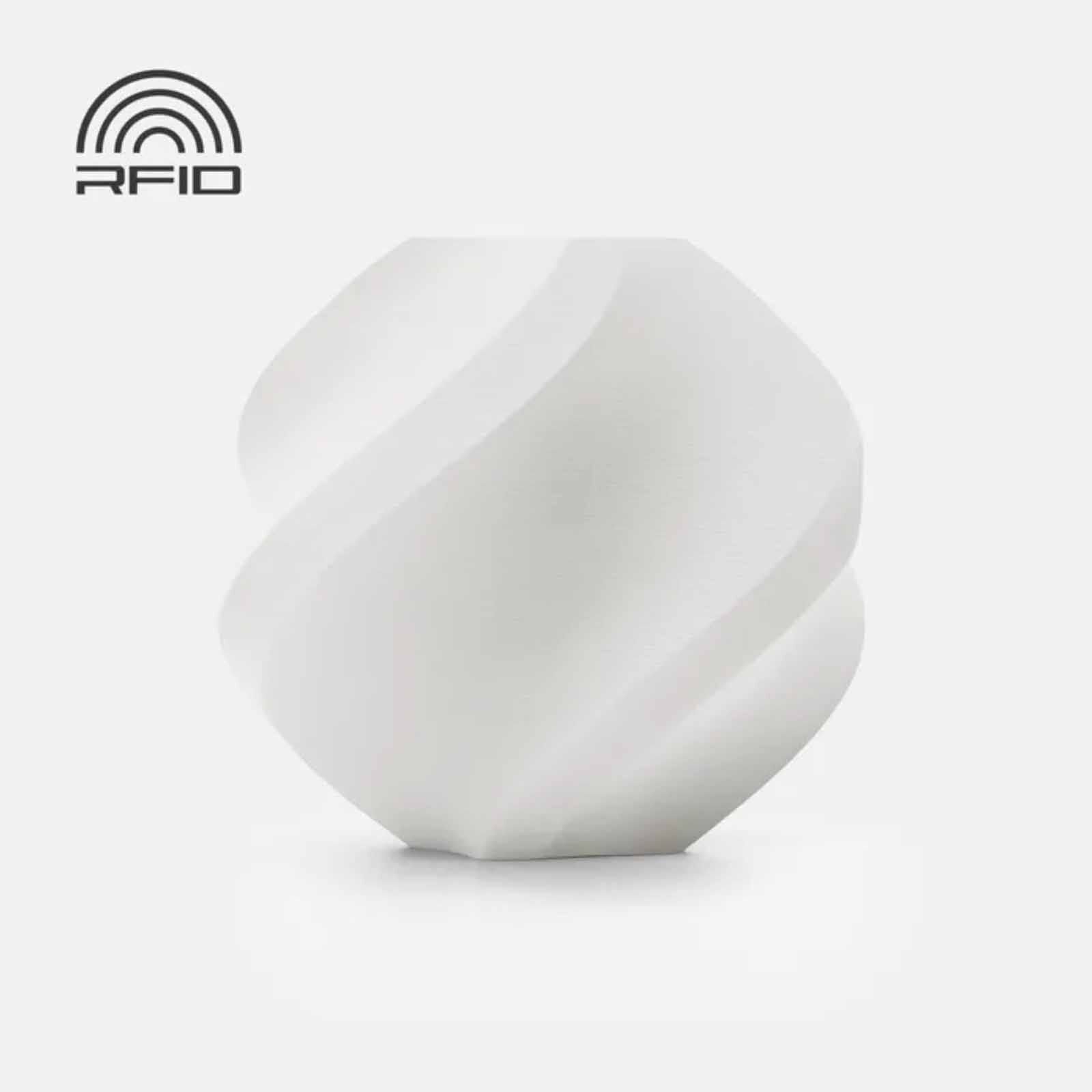 BAMBU LAB Pla Matte - Ivory White - With Reusable Spool BAM-A01-W2-1.75-1000-SPL-image null