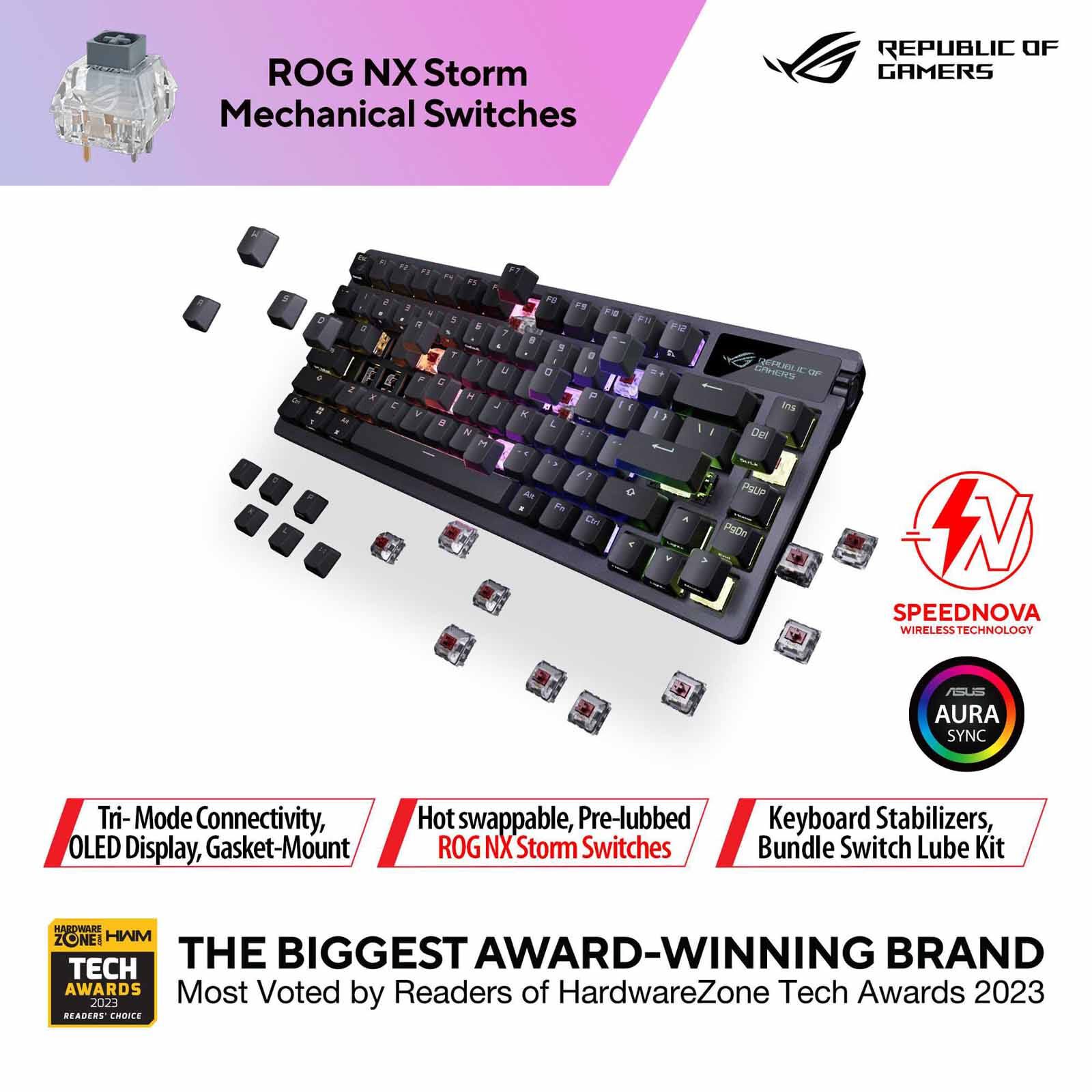 ASUS M701 Rog Azoth Nx/sm Wl (pbt-ds) ROG AZOTH NX STORM-image 7