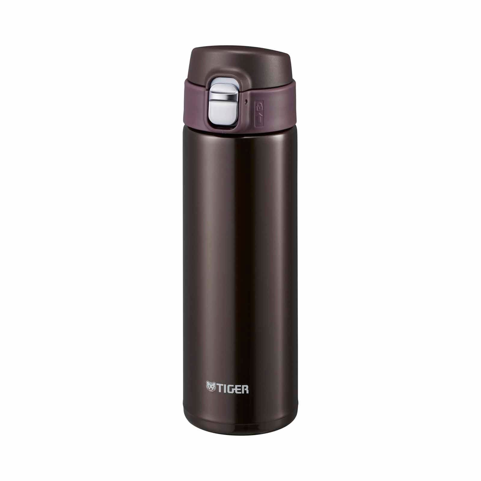 TIGER 0.48l One Push Lid Stainless Steel Bottle (chocolate Brown) MMJ-A481 (TC)-image null