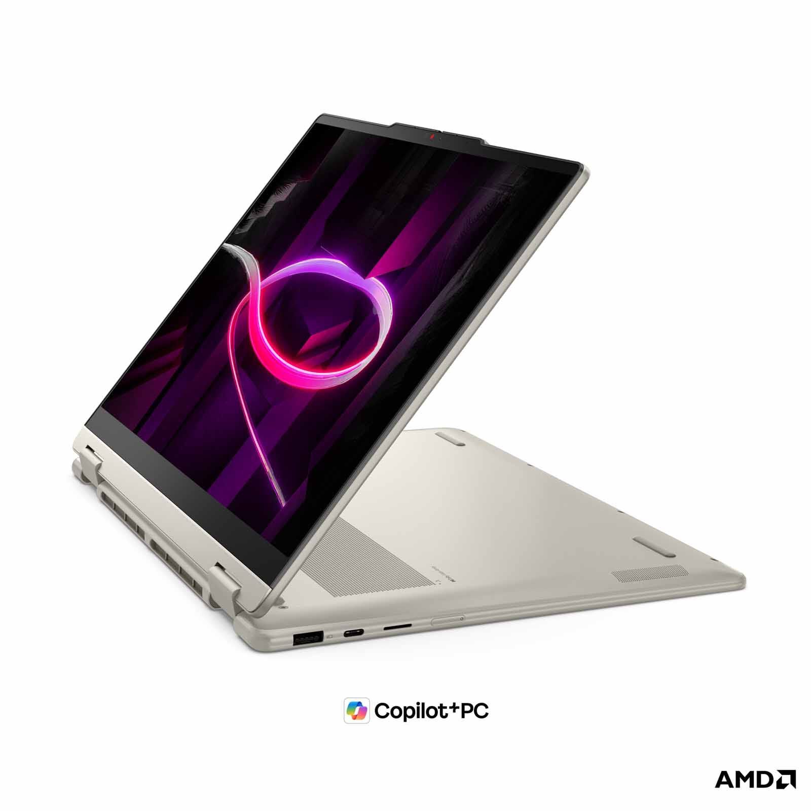 LENOVO 14in Wuxga Oled Amd Ryzen Ai 7 445 16gb Radeon 840m 512gb Ssd Win 11 Home YOGA 7 2-IN-1 14AGP11 83TD0080SB-image 11