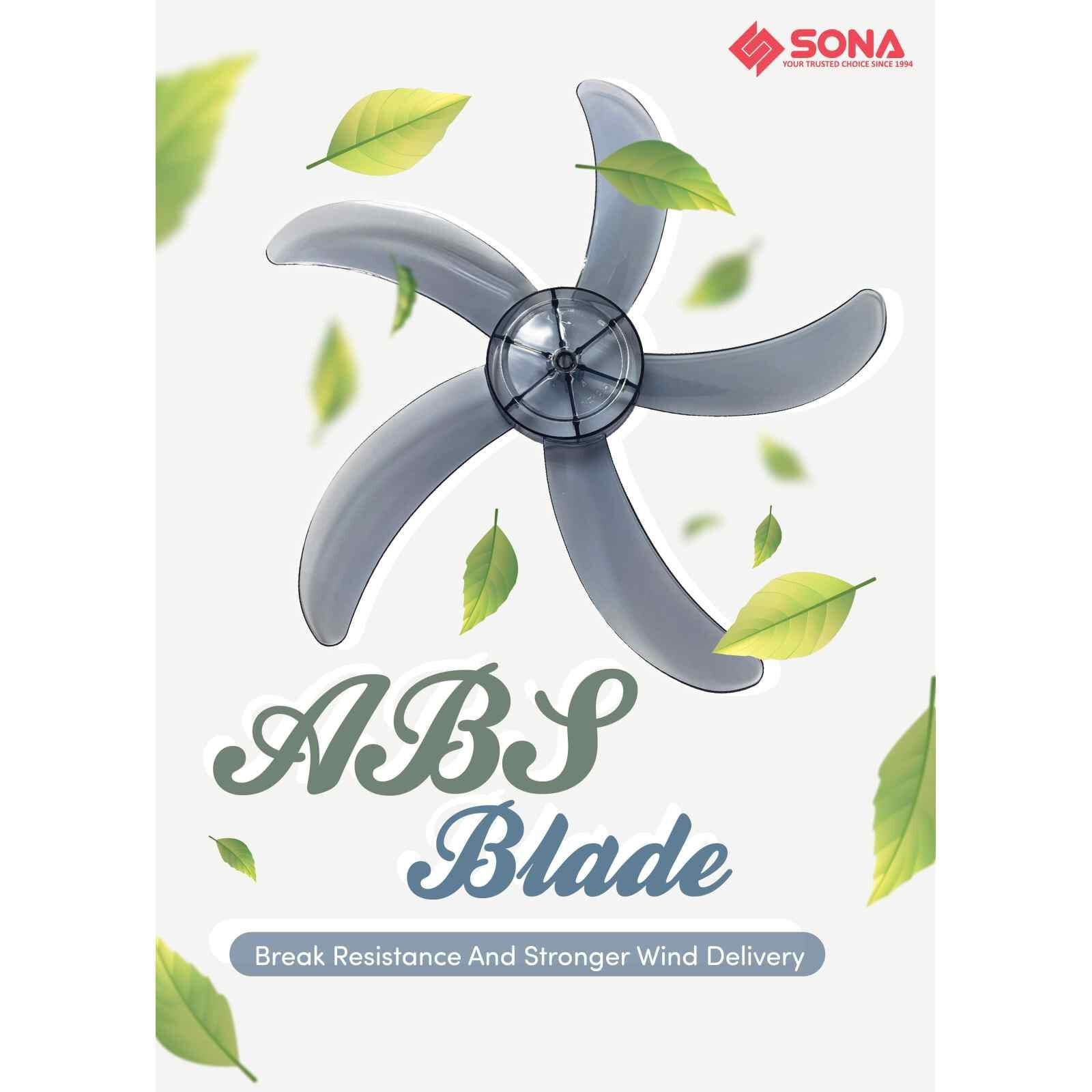 SONA 18 In Wall Fan (black) SFW1572-image 6
