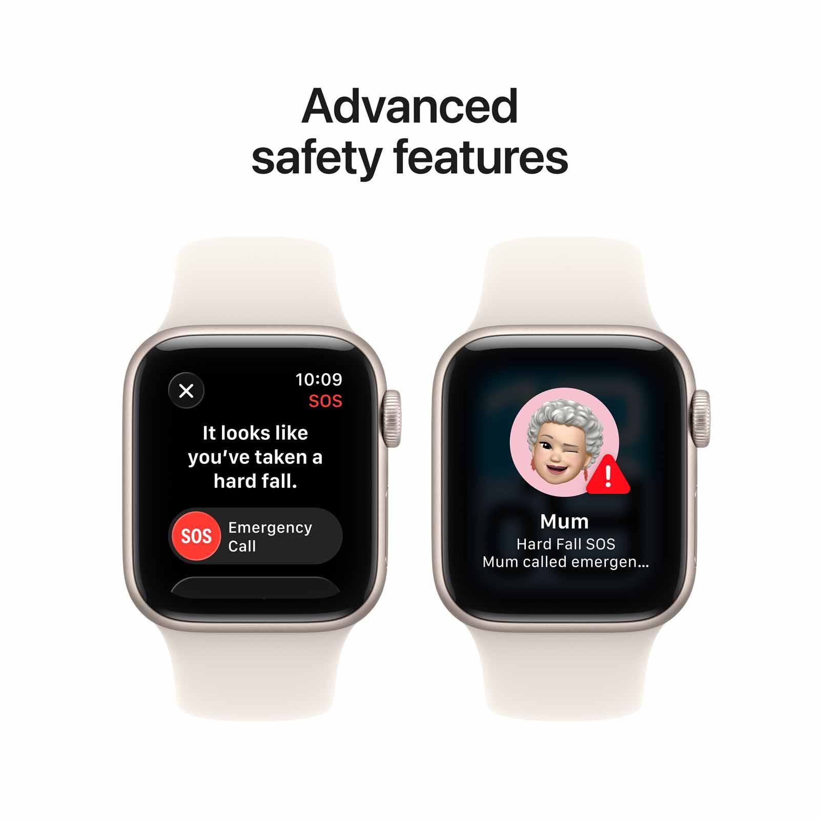 APPLE Watch Se 3 Gps + Cellular 40mm Starlight Aluminium Case With Starlight Sport Band - M/l MEP74X/A-image 2