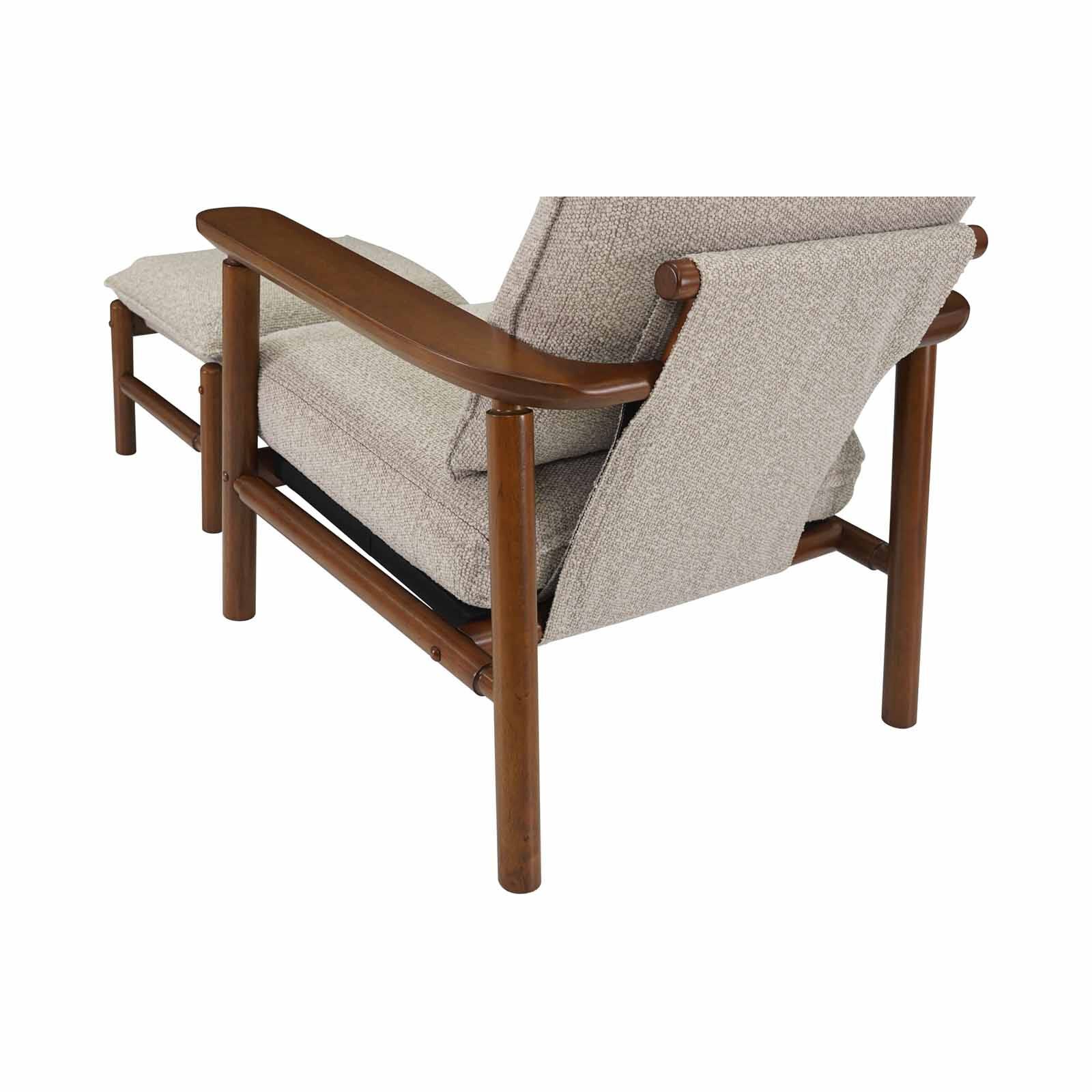 MUZE Extra Cover 1 Seater+ottoman (beige) MERU-image 6