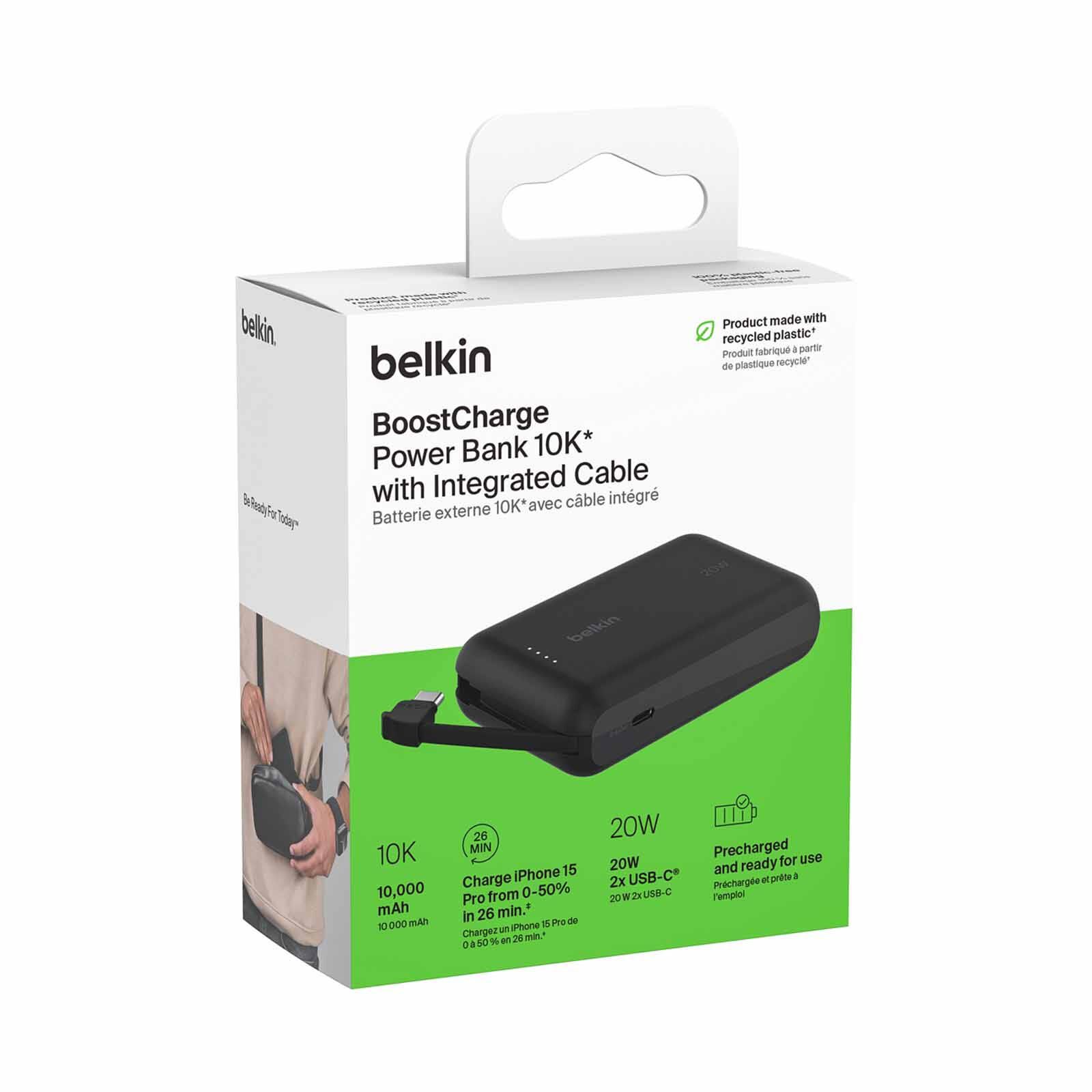 BELKIN Powerbank 10k W/ Cable Black Pd 20w BPB021FQBK-image 4