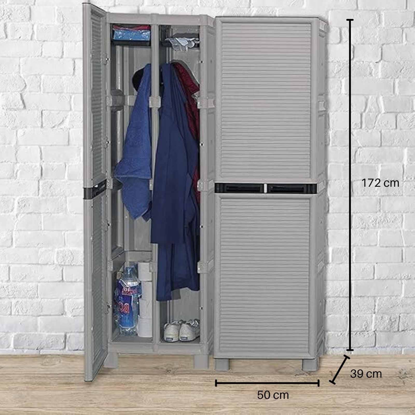 ARTPLAST Linea Concert Slim Tall Clothes Cabinet 50x39x172cm CONCERT-image 3