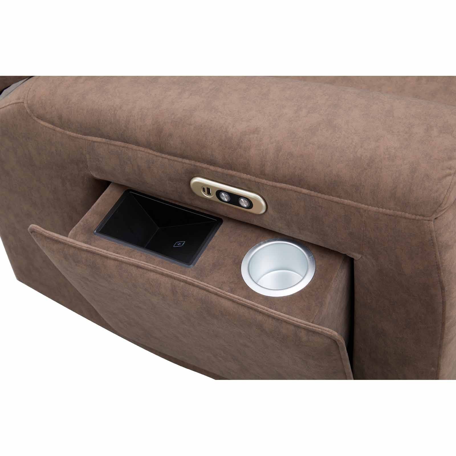 GERBRSI 3rr Seater (fab) Cat A Brown Fabric Sofa ENID-image 5