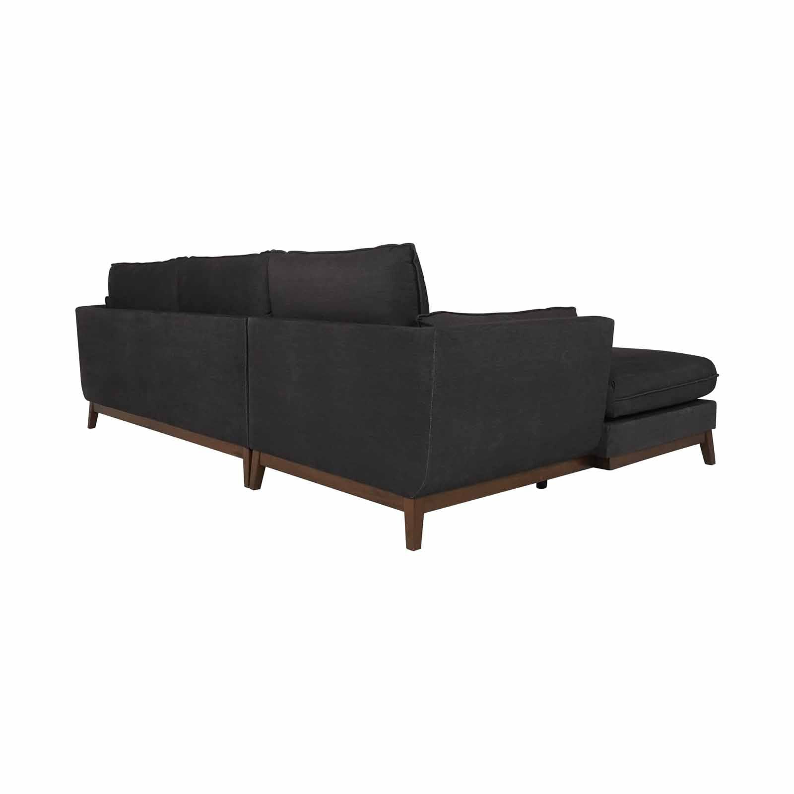 MUZE L Shaped (fab) Left Slate Grey EDITH-image 6