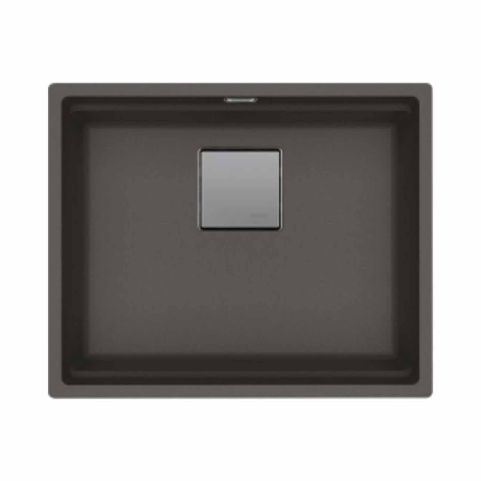 FRANKE Kubus Single Bowl Fragranite Kitchen Sink - Slate Grey KNG-110-52SL-image 1