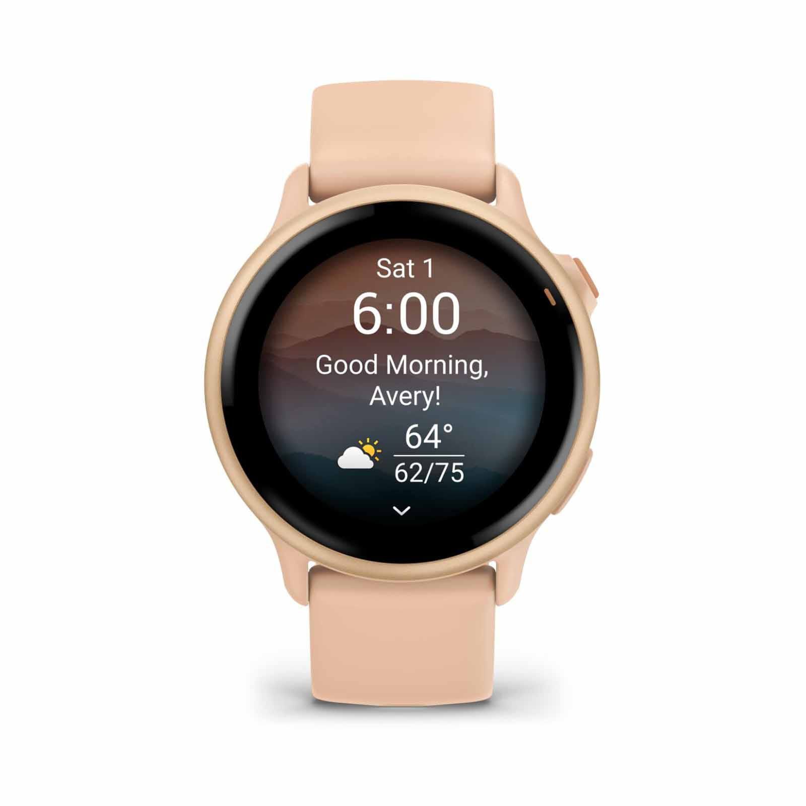 GARMIN Vivoactive 6 Gps Smartwatch Metallic Pink Dawn With Pink Dawn Band GM-010-02985-43