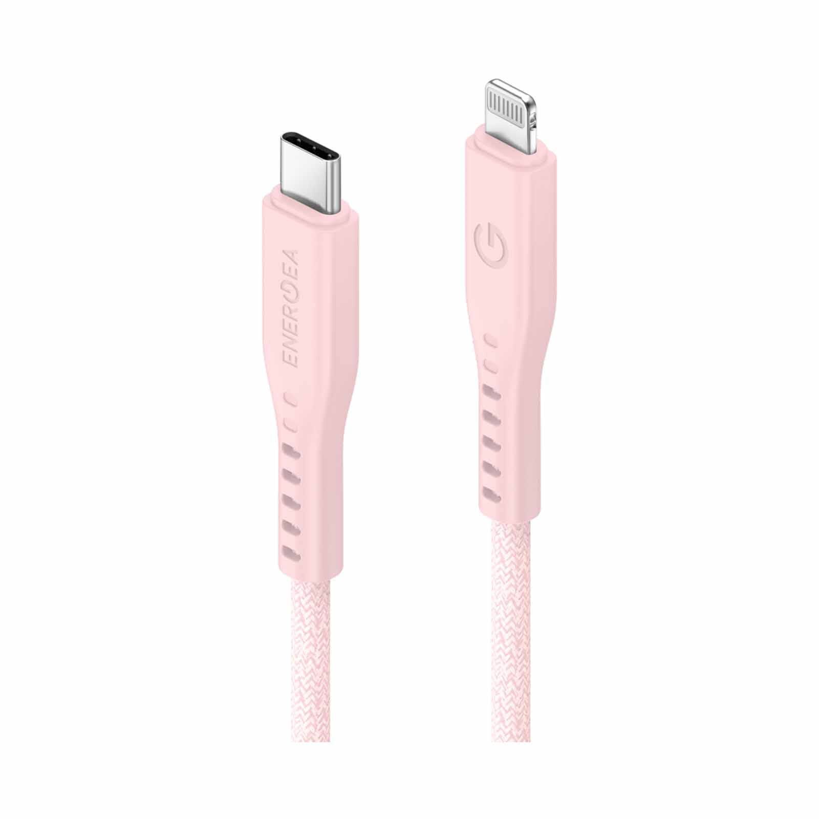 ENERGEA Flow C-l Mfi Cable 480mbps With Mct 1.5m - Pink CBL-FLCL-PNK150M-image 2