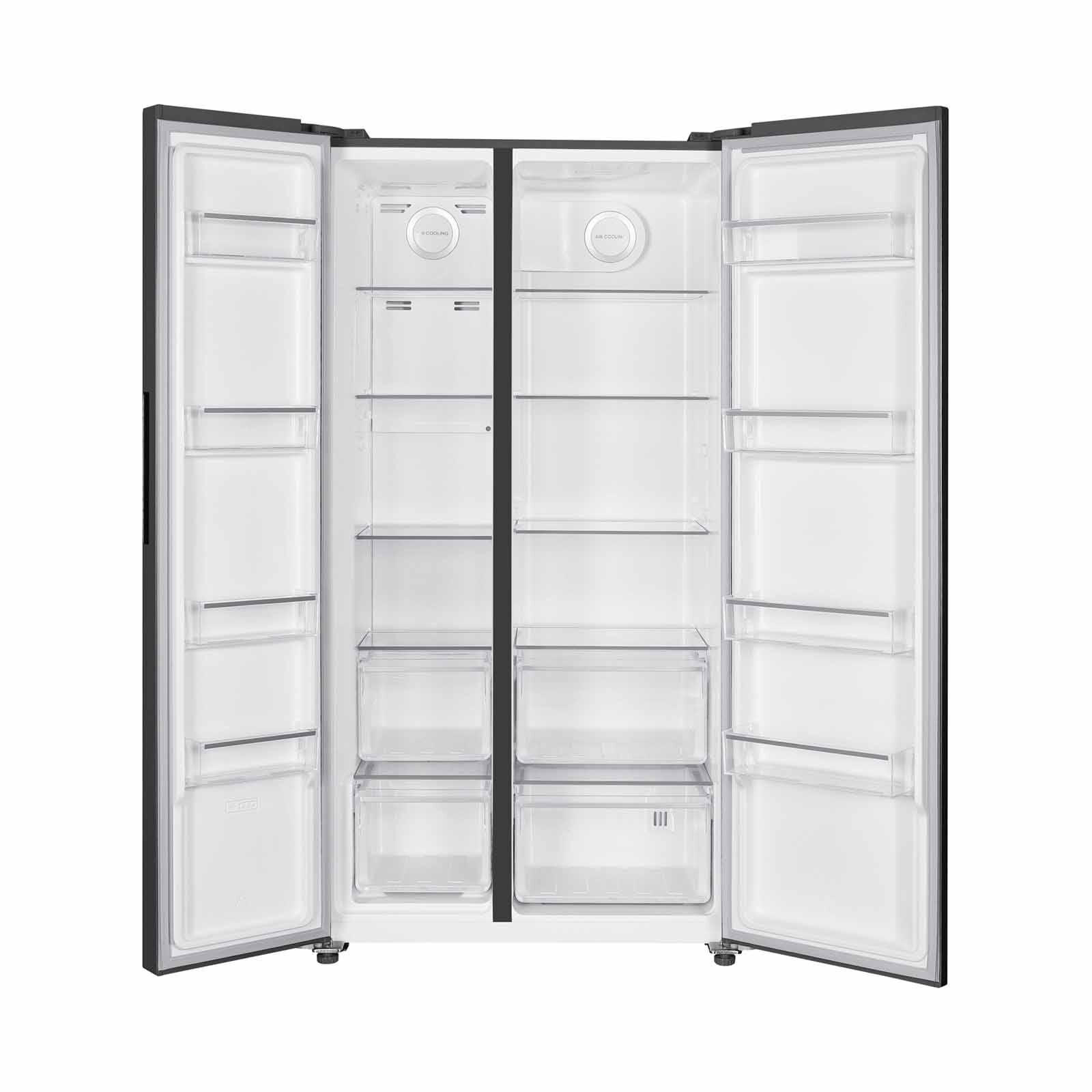 SHARP Side By Side Door Fridge - Dark Silver (532l) SJ-SS52ES3-DS-image 3