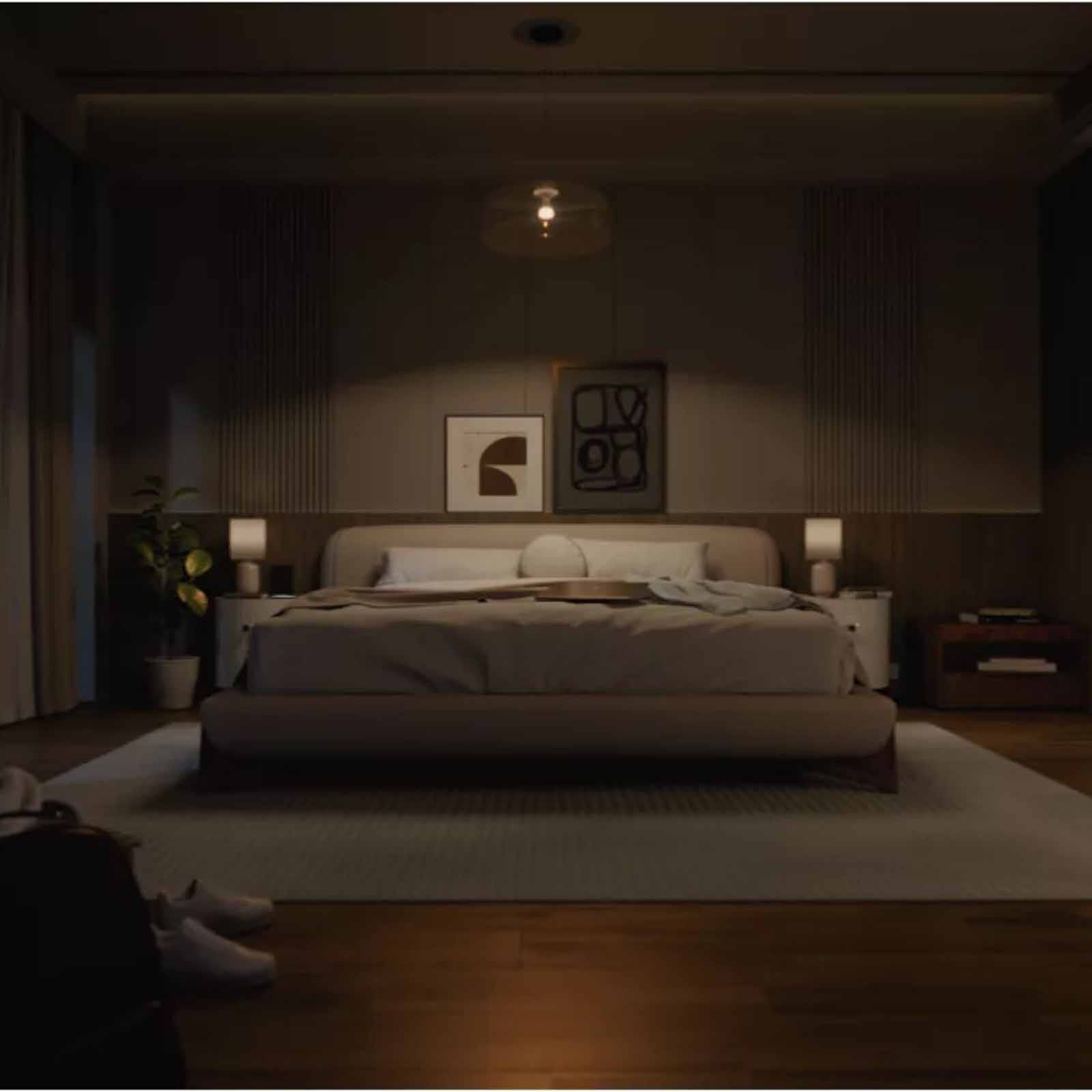 PHILIPS HU White Ambiance A60 E27 Smart Bulb - 1100 929003854907-image 4