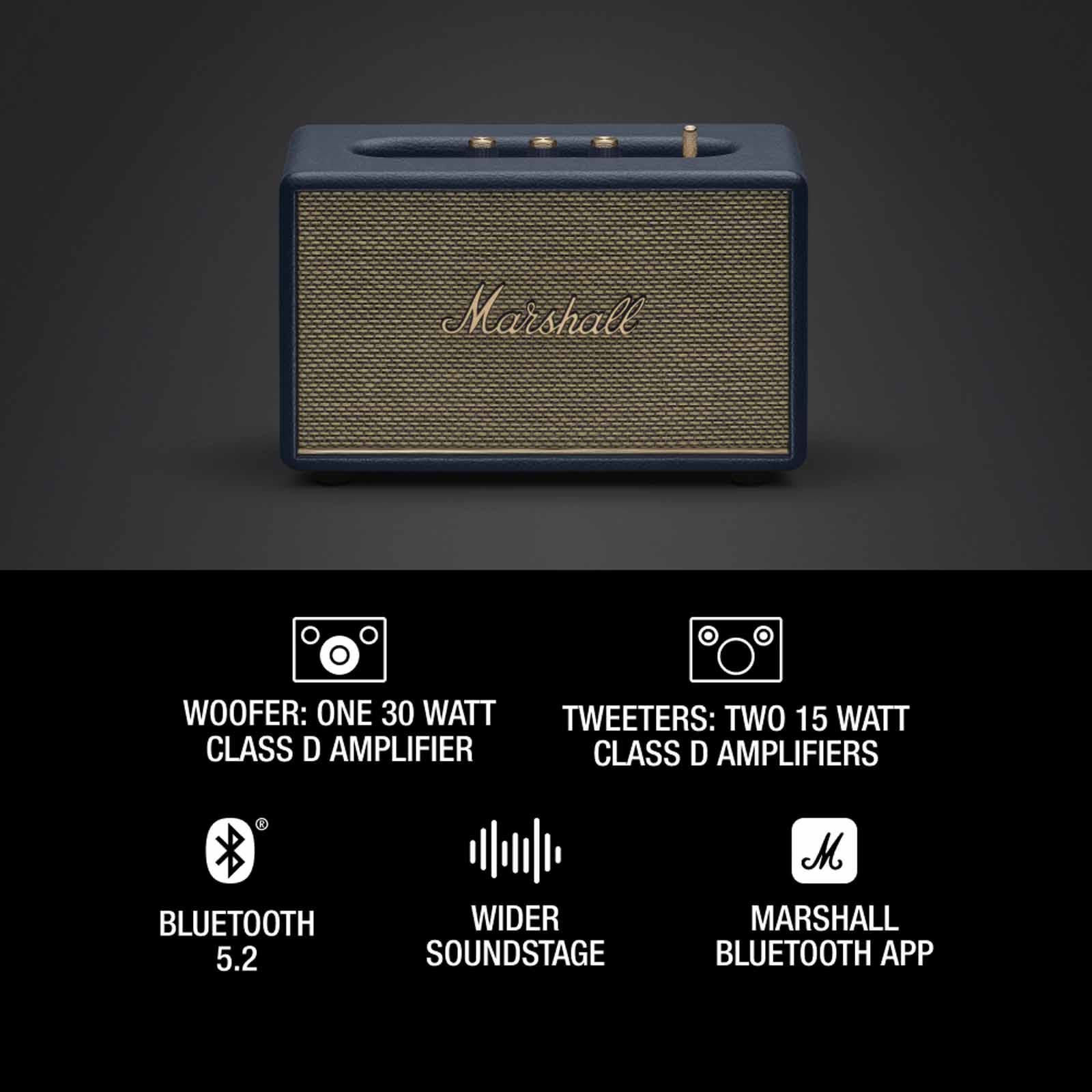 MARSHALL Compact Bluetooth Speaker ACTON III MIDNIGHT BLUE-image 5