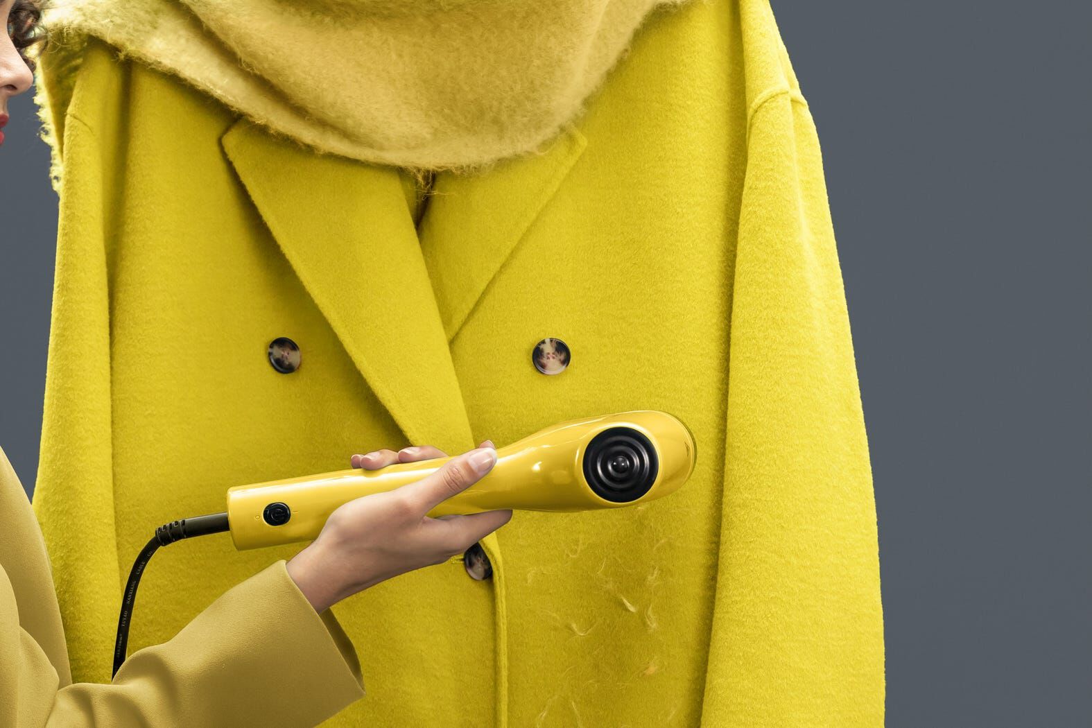 TEFAL Pure Pop Handheld Garment Steamer - Yellow DT2026-image 2