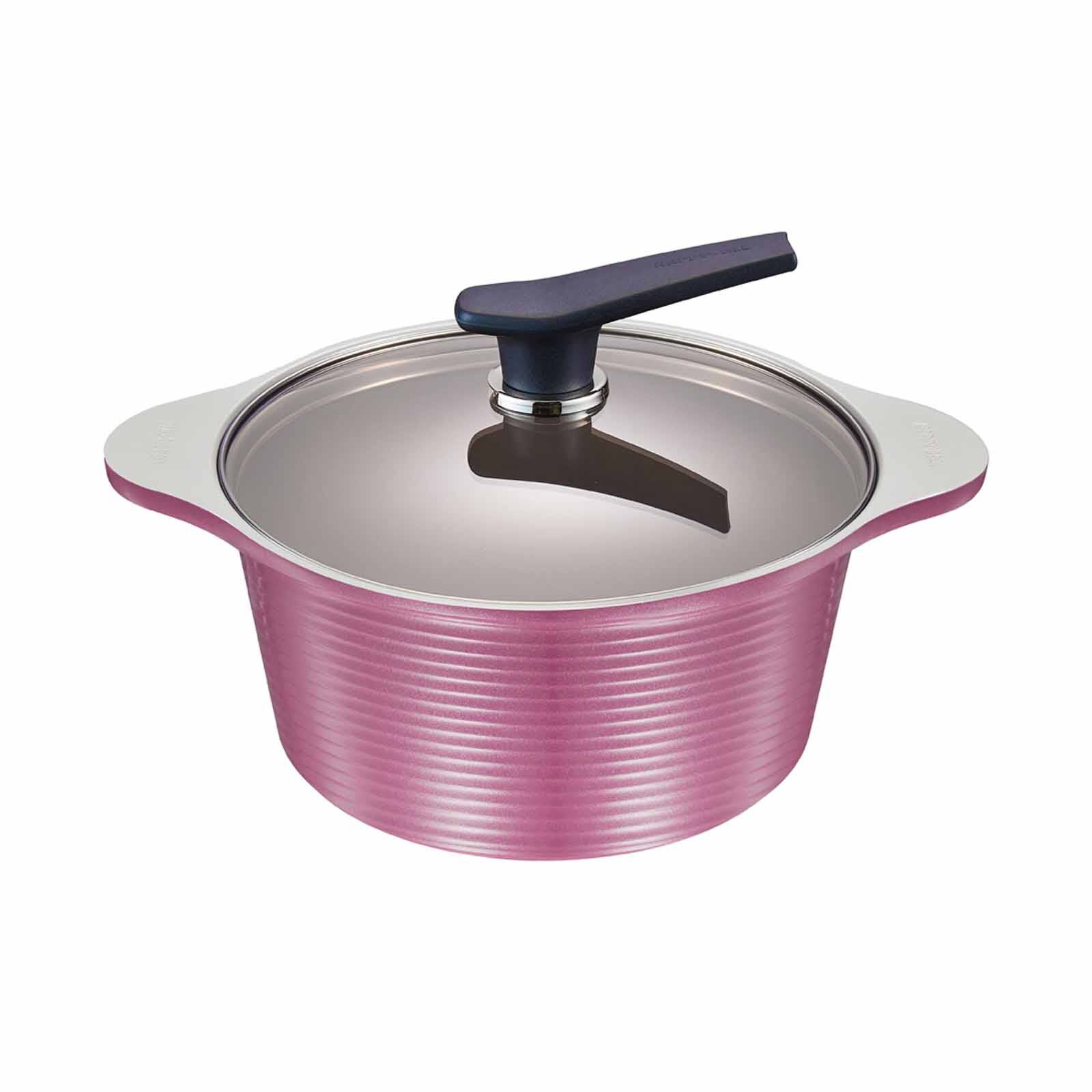 HAPPYCALL Onde Ih 20cm Stock Pot - Purple 4003-1227-image 1