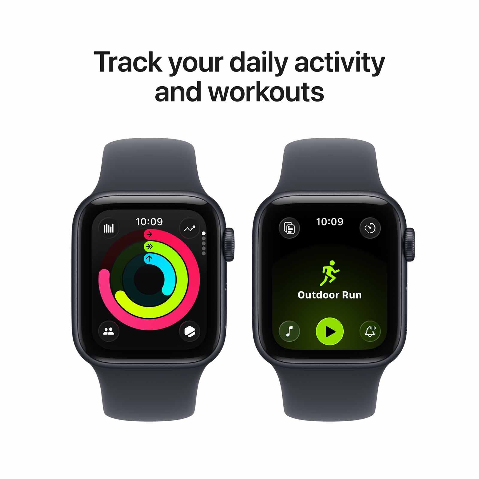 APPLE Watch Se 3 Gps + Cellular 40mm Midnight Aluminium Case With Midnight Sport Band - S/m MEP94X/A-image 4