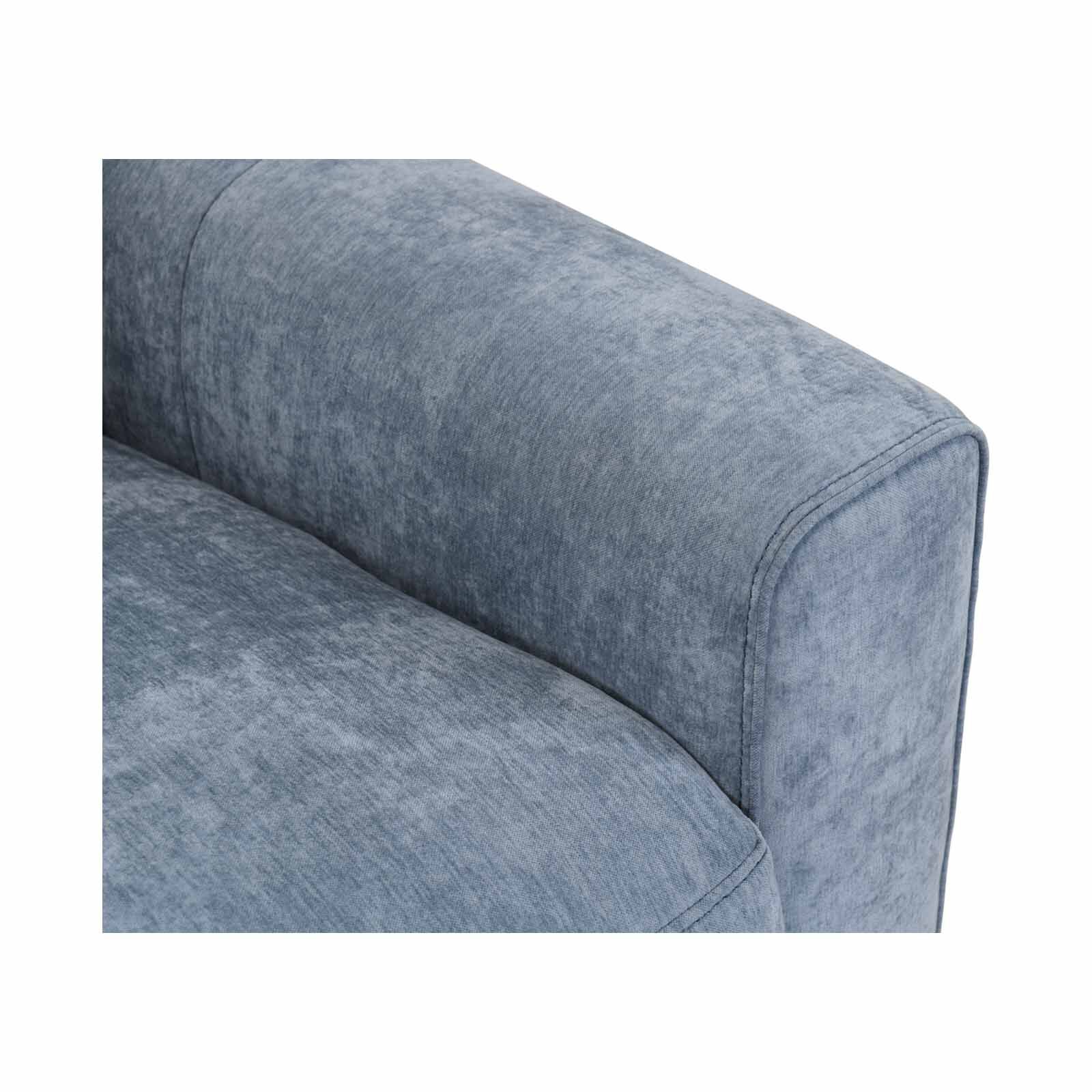 MUZE 3rr-e Seater 2 Function W System(fab) Blue Fabric Sofa BONNIE-image 7