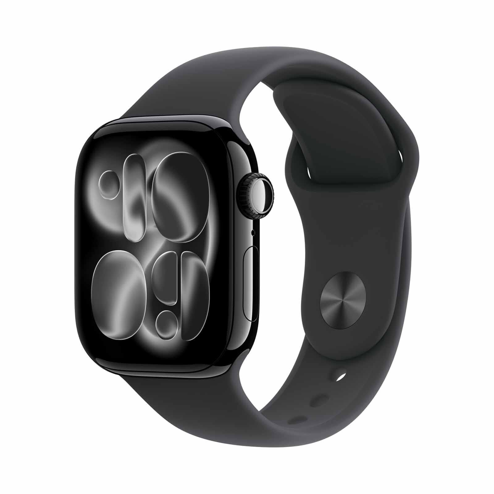 APPLE Watch Series 11 Gps 42mm Jet Black Aluminium Case With Black Sport Band - S/m MEQT4X/A-image 1