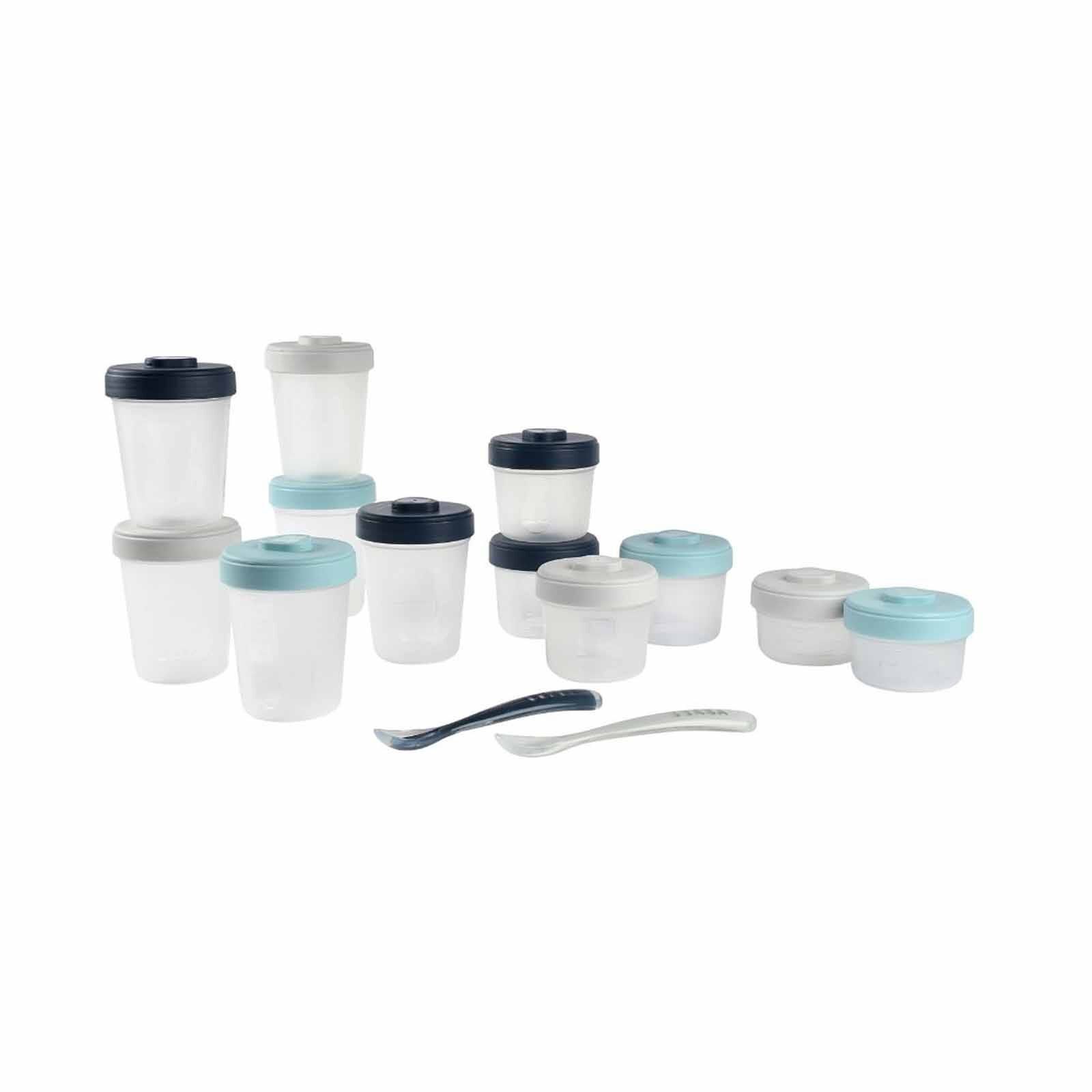 BEABA Meal & Food Storage Expert Pack - Storm (online) CLIP PORTIONS-image 1