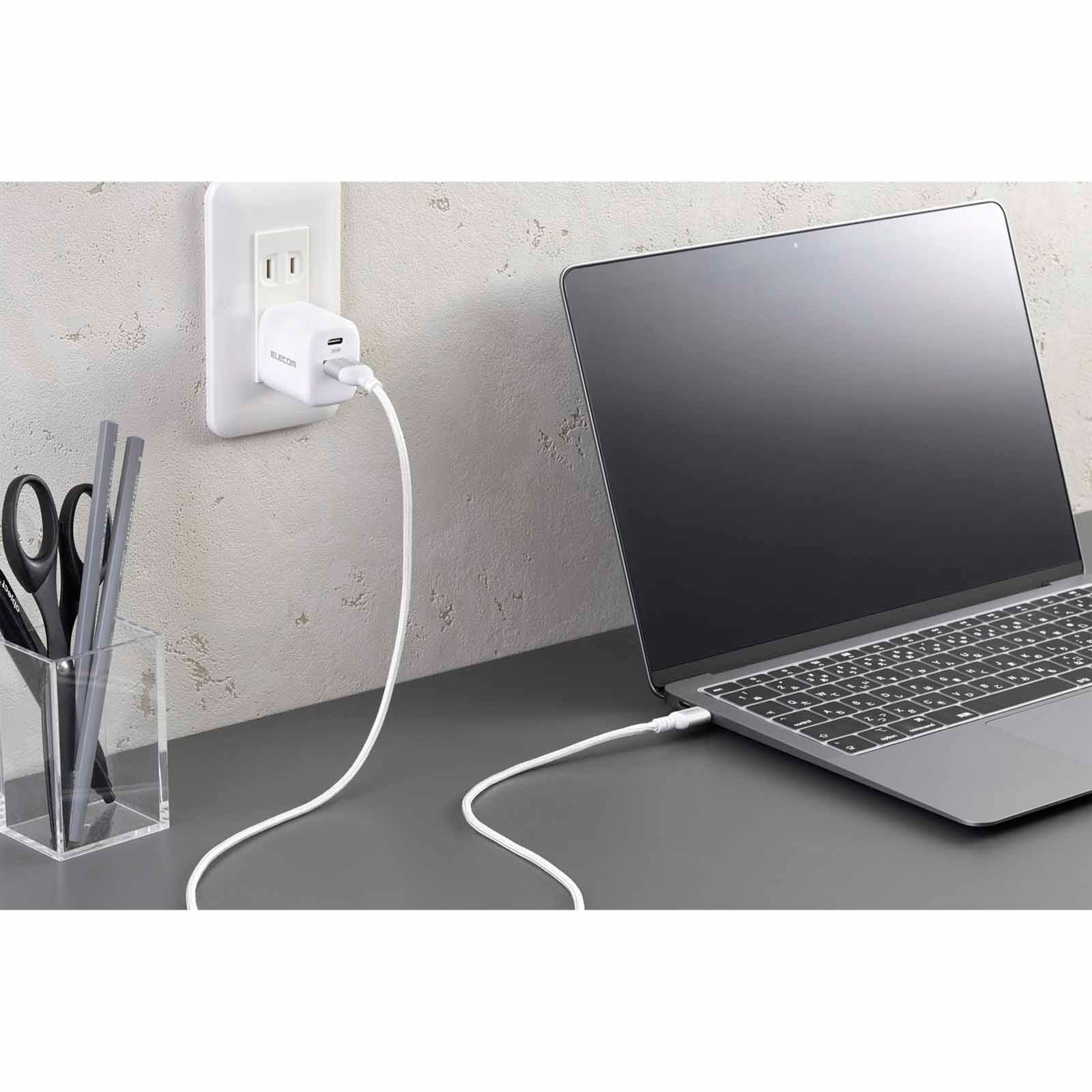 ELECOM Usb C- Usb A 2m MPA-ACASAN20WH-image 3