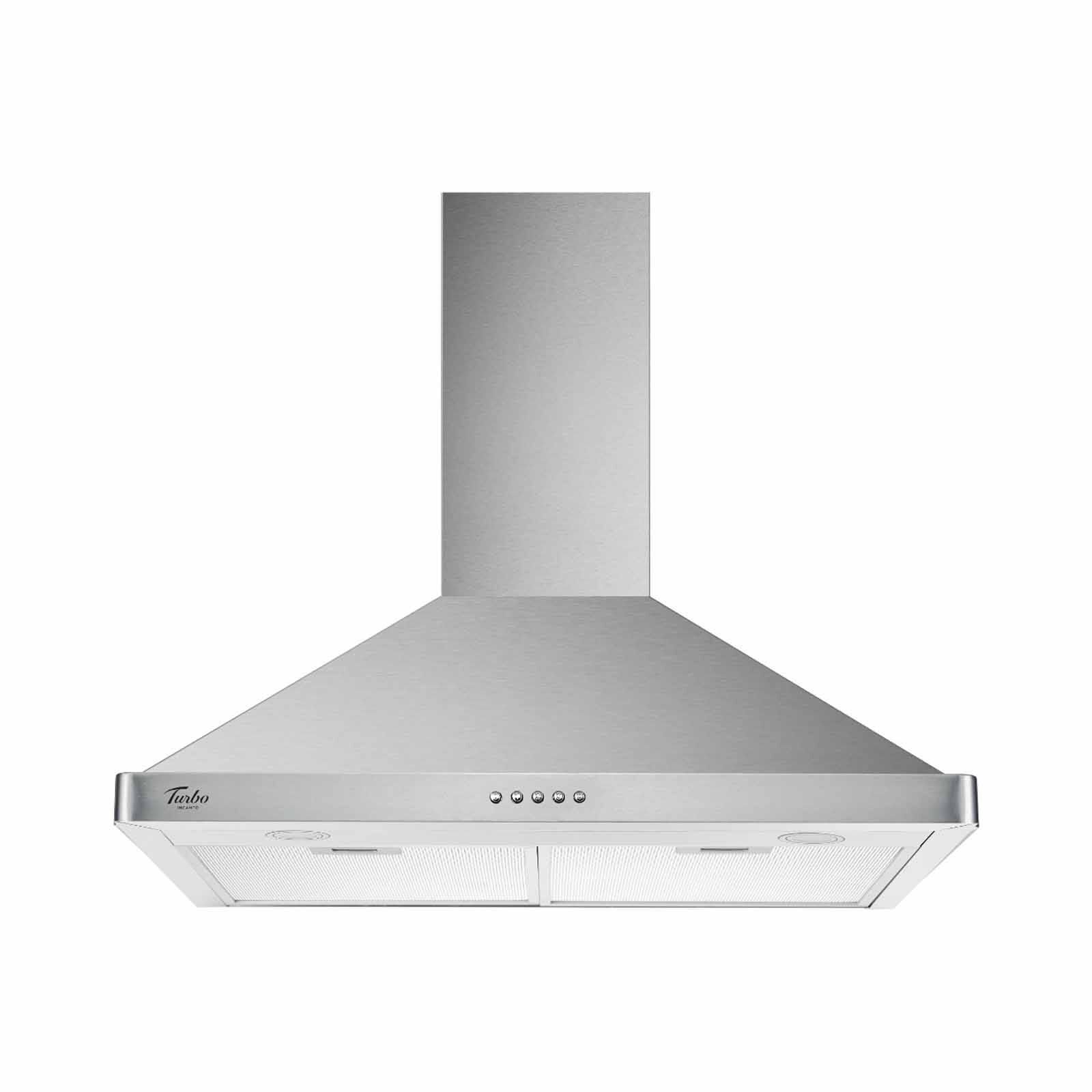 TURBO Chimney Hood (60am) - Stanless Steel (exclude Installation) TM600-60SS-image 1