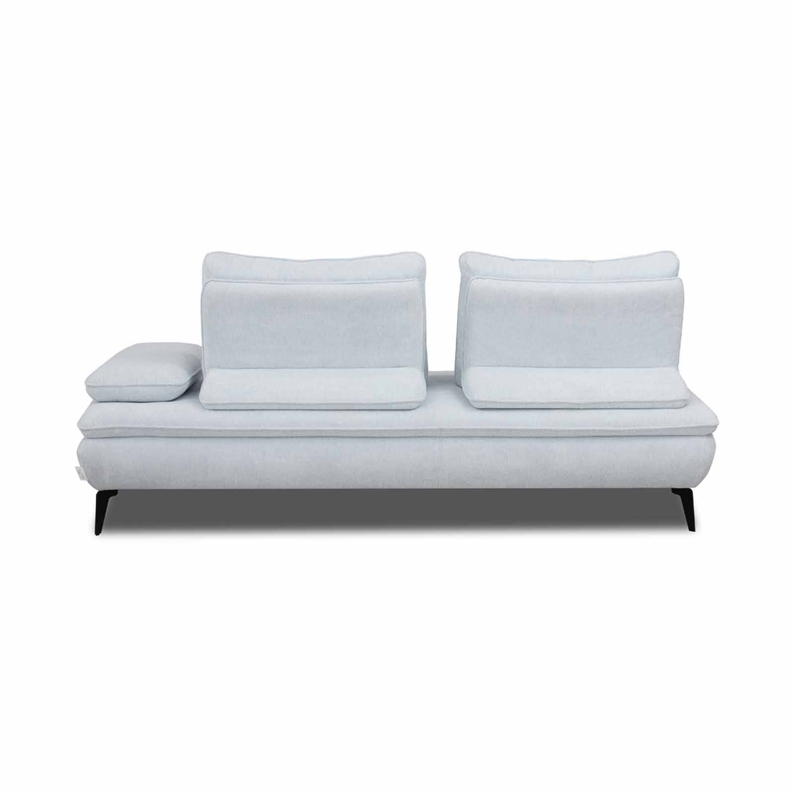 MUZE 2 Seater 1 Arm (fab) Cat A Blue Fabric Sofa SORA-image 4