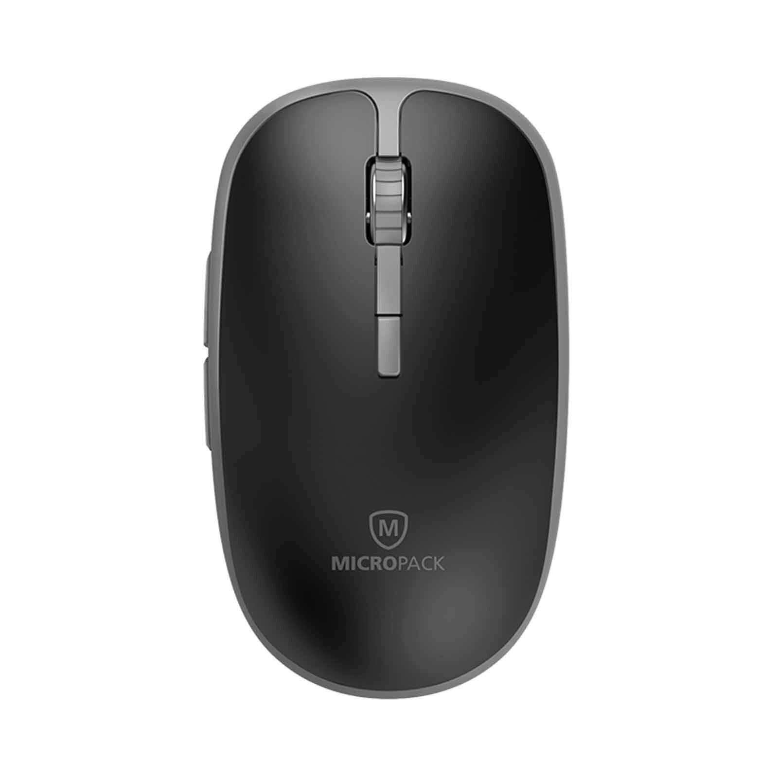 MICROPACK Speedy Slient 2 Dual Modes Wireless Mouse - Black MP-729B-BK-image 1
