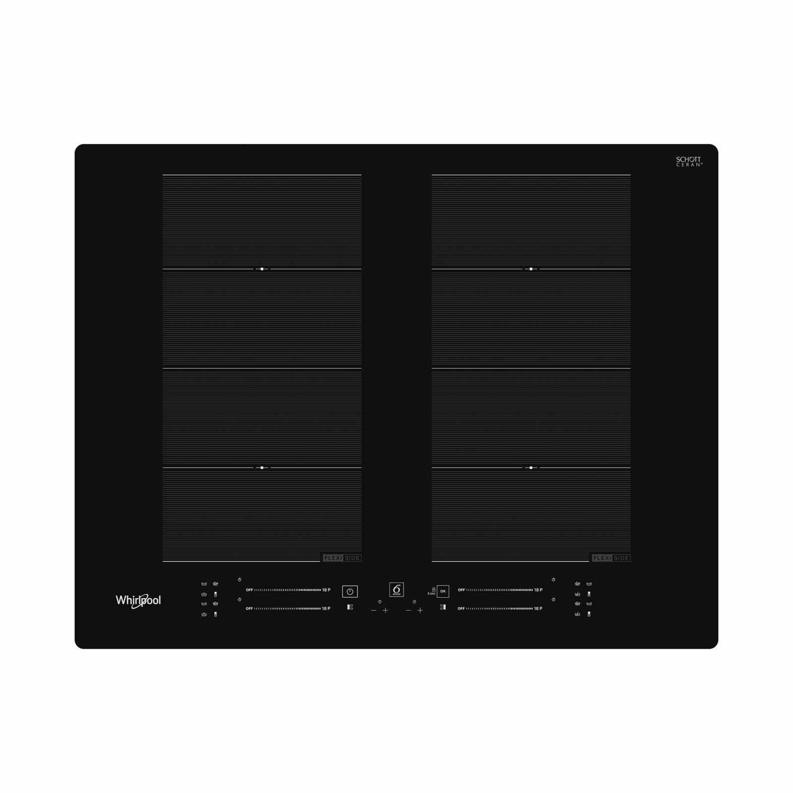 WHIRLPOOL 4 Zone Built-in Induction Hob (65cm) (exclude Installation) WS8865NEP