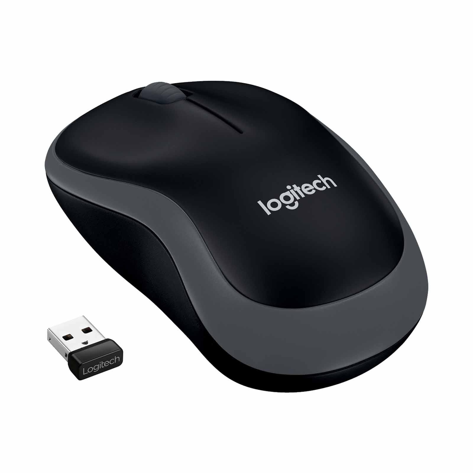 LOGITECH Wireless Mouse M185 Grey 910-002255