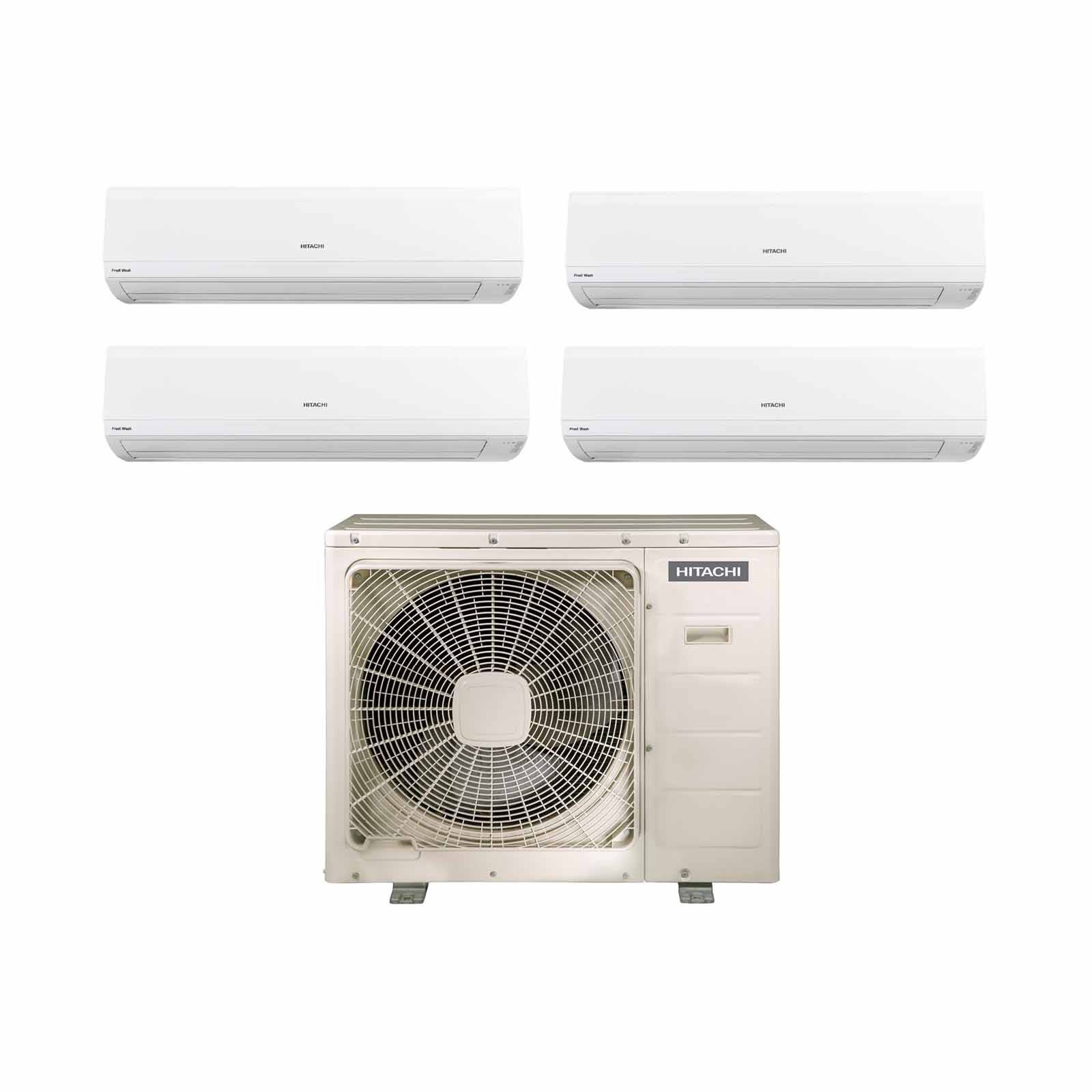 HITACHI Hitachi 38k Condenser Frostwash System 4 (9000btu X 3, 12000btu X 1) RAM-Z38C4MS+RAK-ZJ10CMS X 3/RAK-ZJ13CMS-image 1
