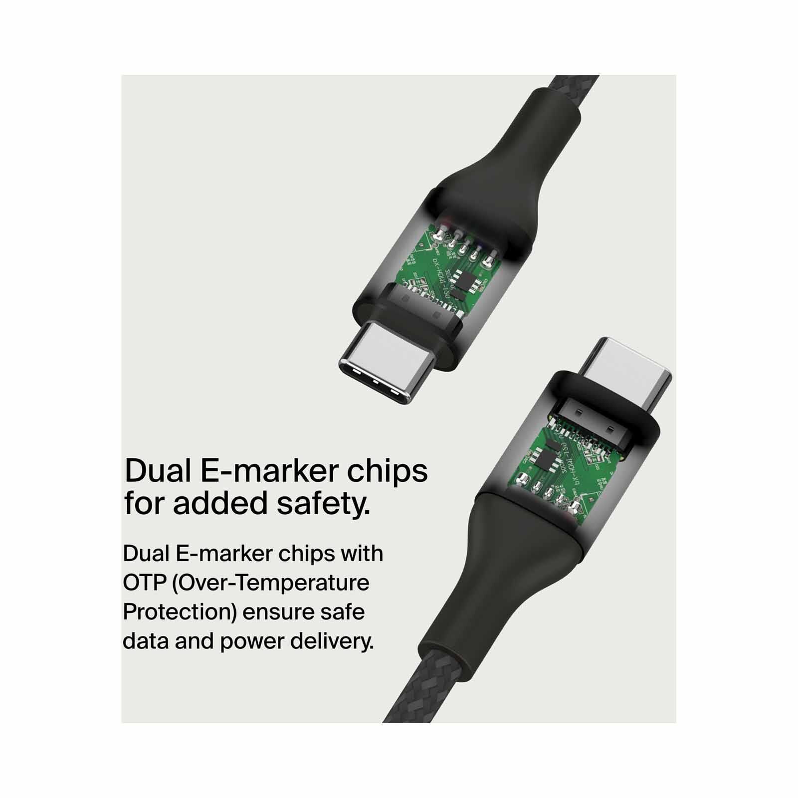 BELKIN Usb-c To C Pd3.1 Cable 2m Up To 240w Blk CAB015BT2MBK-image 6