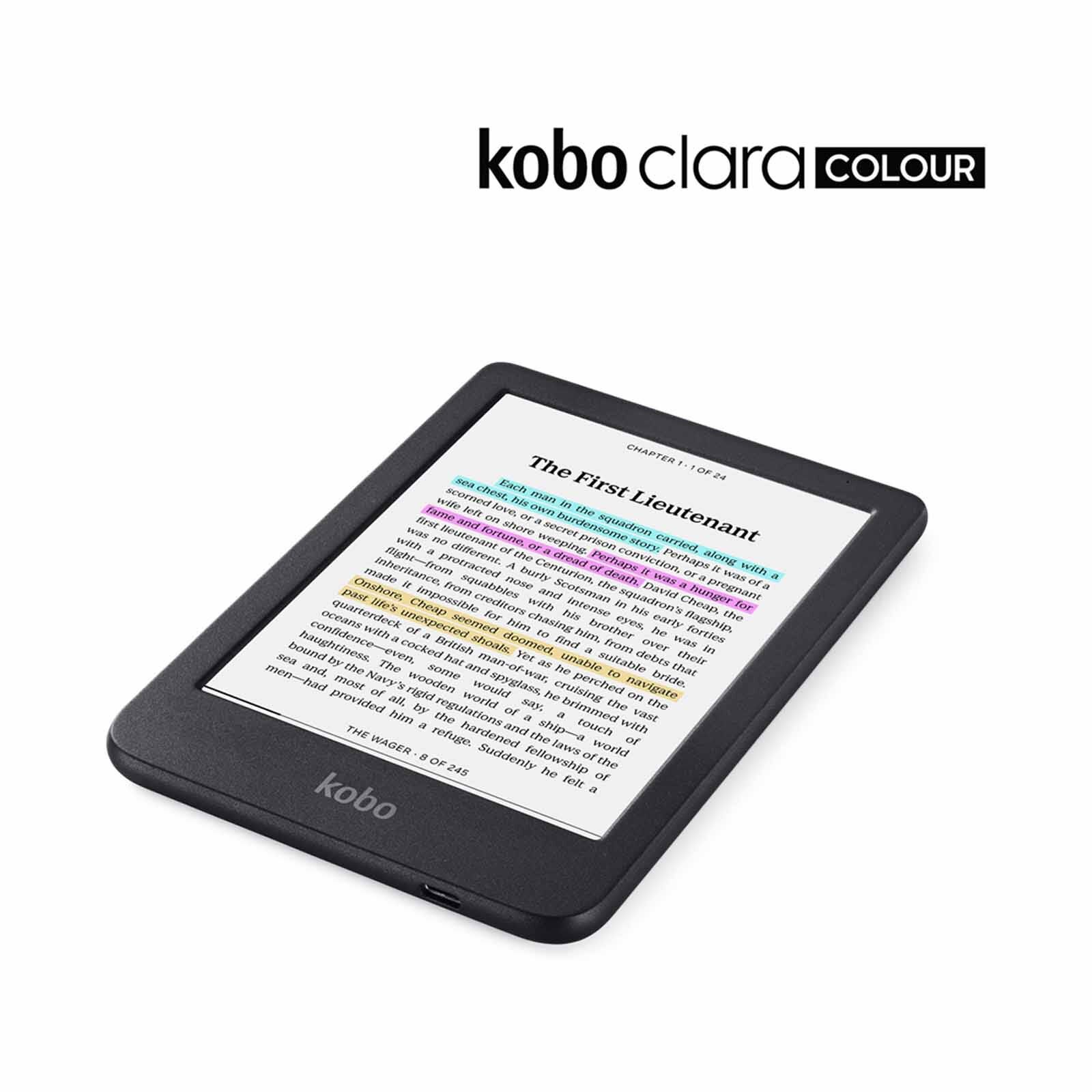 RAKUTEN KO Kobo Clara Colour (black) Kaleido 3 N367-KU-BK-K-CK