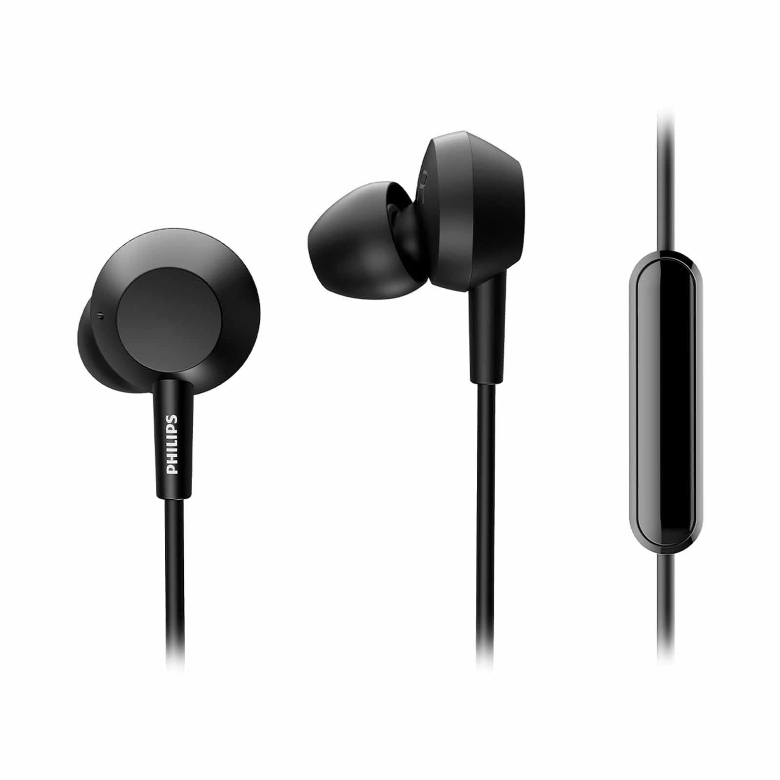 PHILIPS In-ear Headphones With Mic TAE4105BK/00-image 2