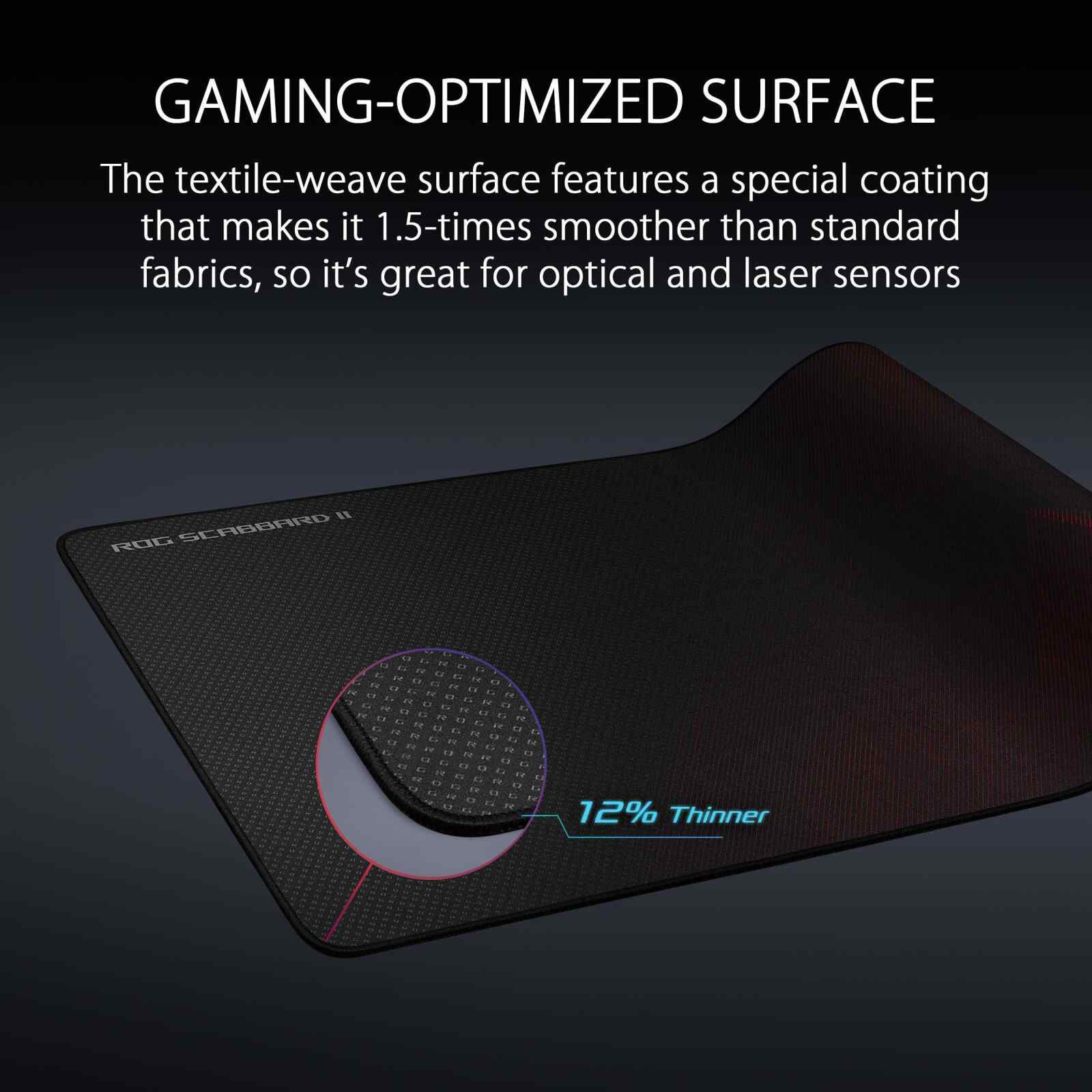 ASUS Extended Gaming Mouse Pad With Protective Nano Coating ROG SCABBARD II-image 4