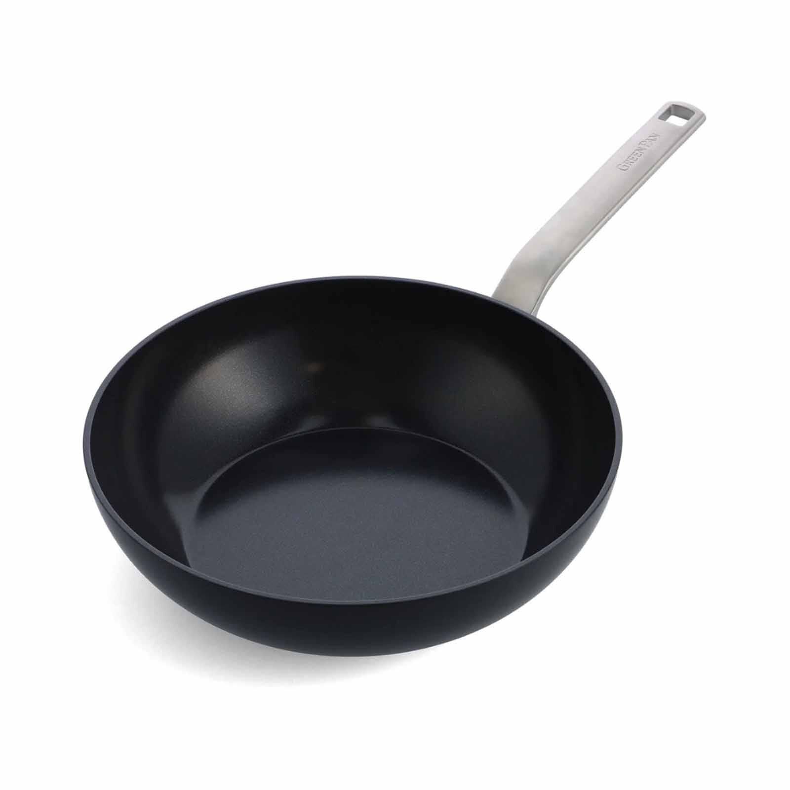 GREENPAN Evolution 28cm Wok, Black [pfas Free] GPEN013988-image null
