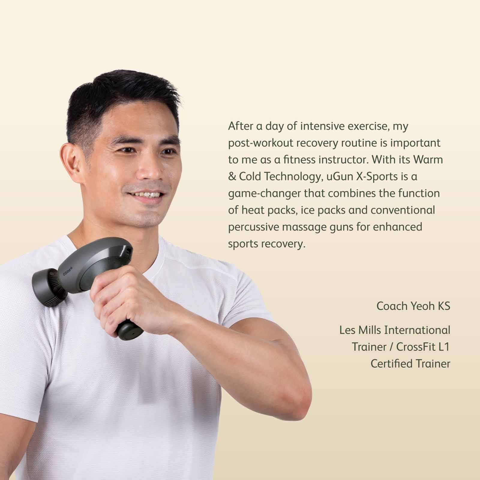 OSIM Ugun X-sports Percussion Massager - Grey OS-2220-image 3