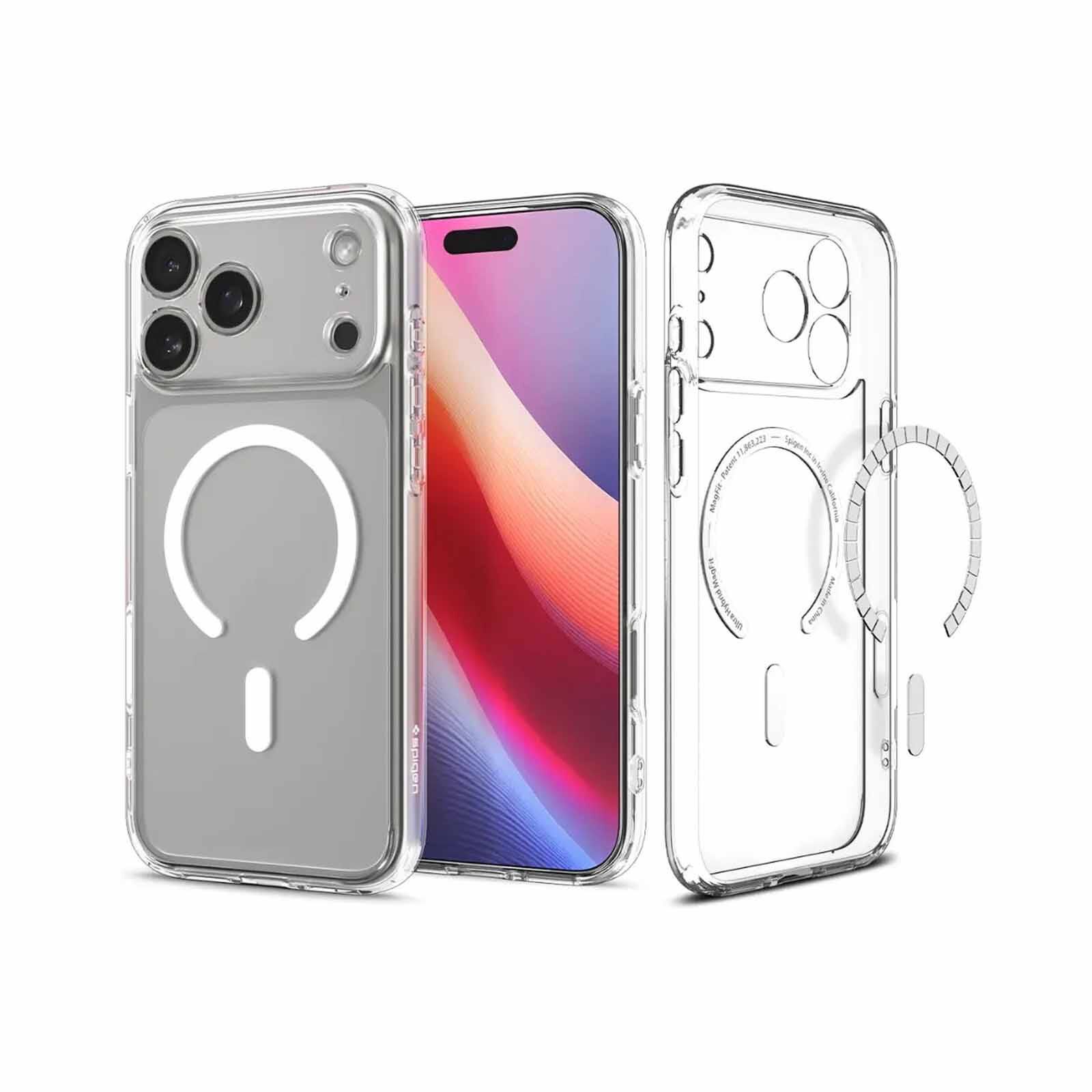 SPIGEN Iphone 17 Pro Ultra Hybrid Magfit Clear White ACS10346