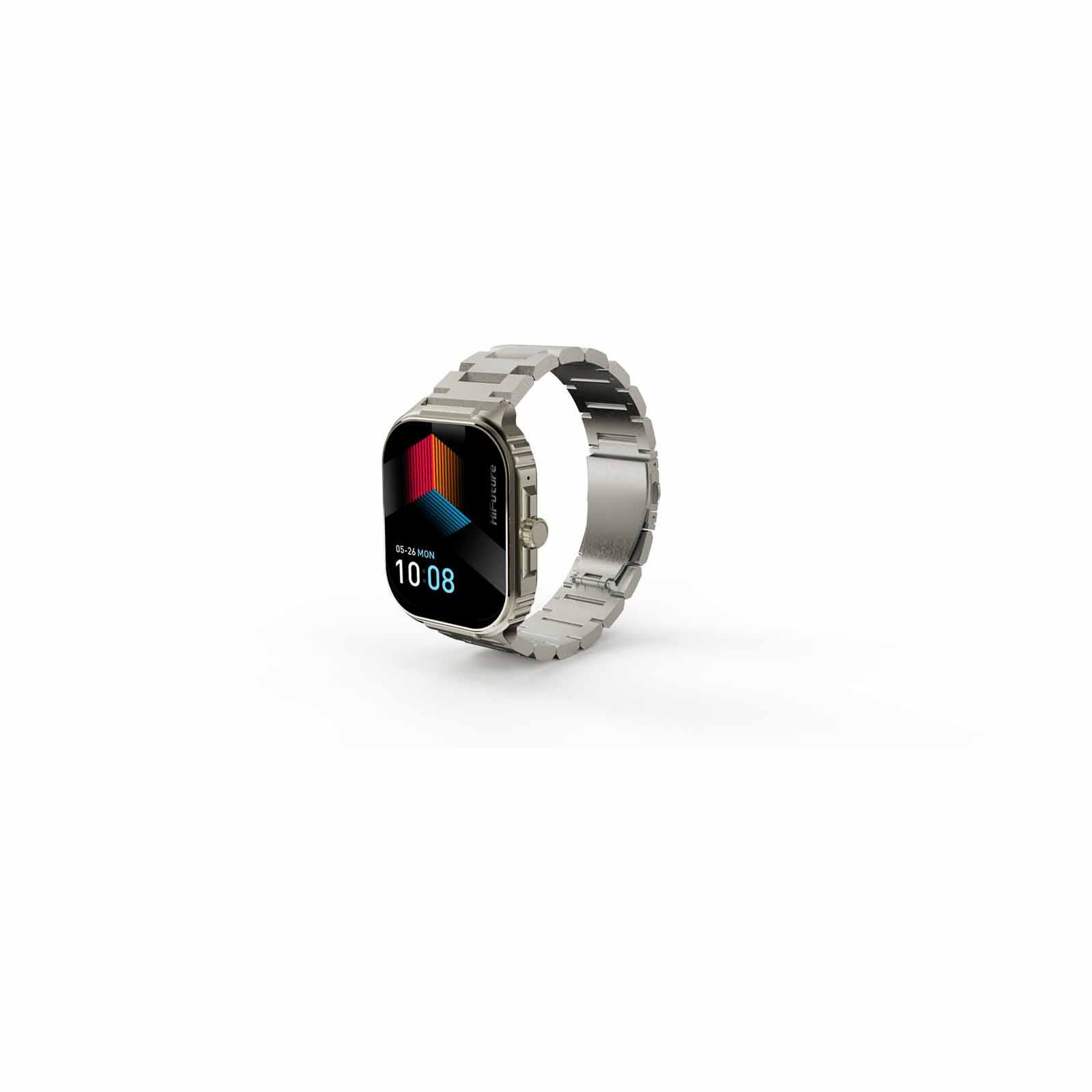 HIFUTURE Ultra3 Pro - Silver Bluetooth Smartwatch With Heart Rate Function HSSW7SL-image 2